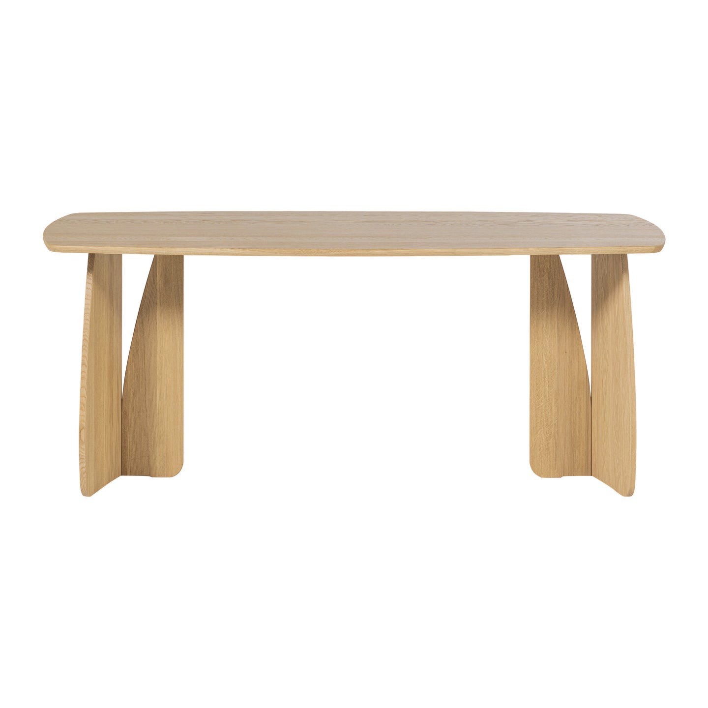 Blokker Oakline Curve Eettafel B 180 cm - Natural