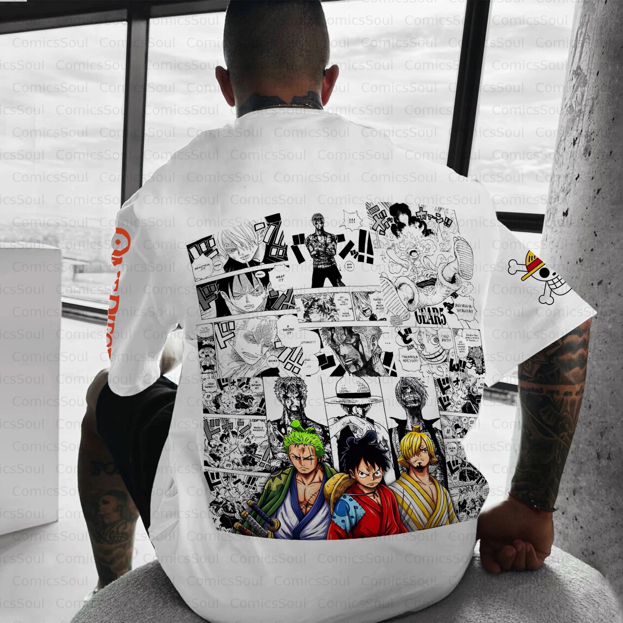 Unisex Anime Inspired Vintage T-Shirt