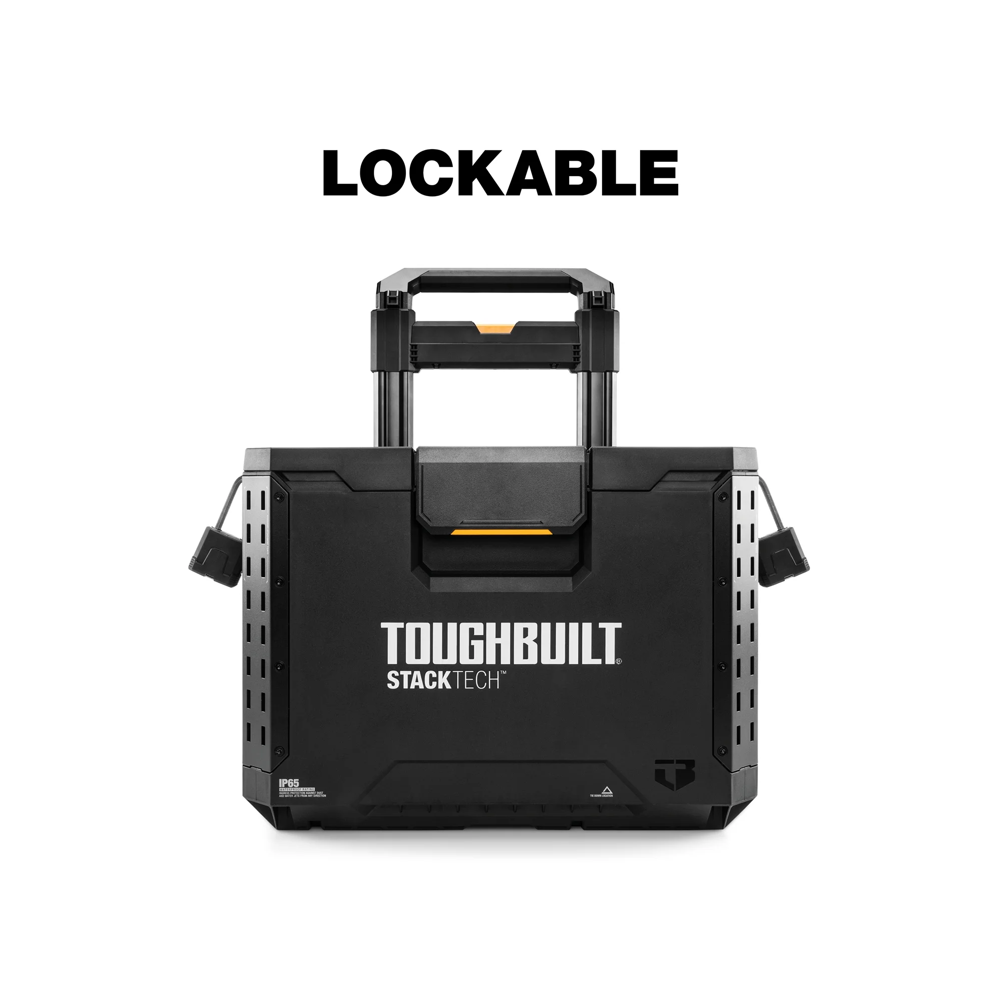 ToughBuilt Portable 2-in-1 Rolling Tool Box with Wheels & Stackable Design - Image 9