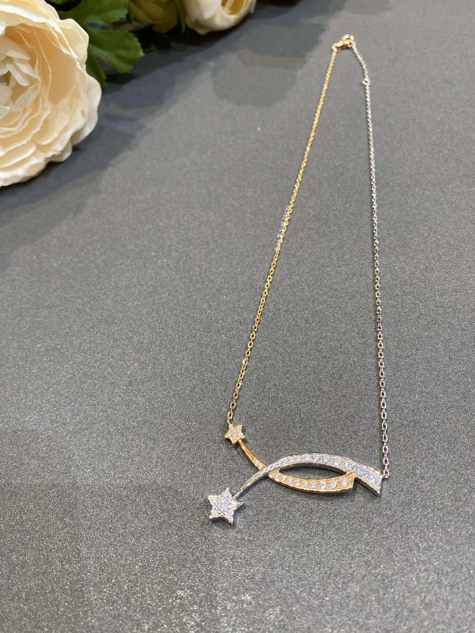 Chanel Mixed Metal Colors Comete Necklace - Original Replica Club