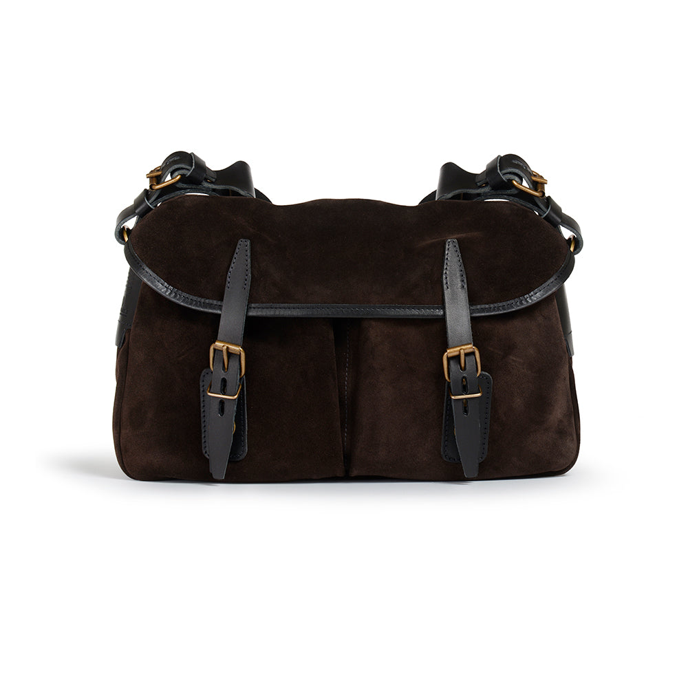 Bleu de Chauffe -  Sac Musette S - Marron Foncé