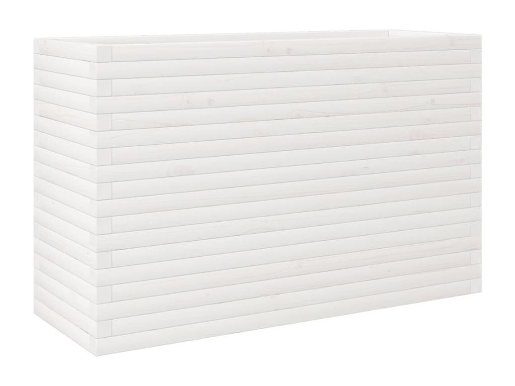 Decoratodo madera maciza de pino blanco 110x40x68,5 cm