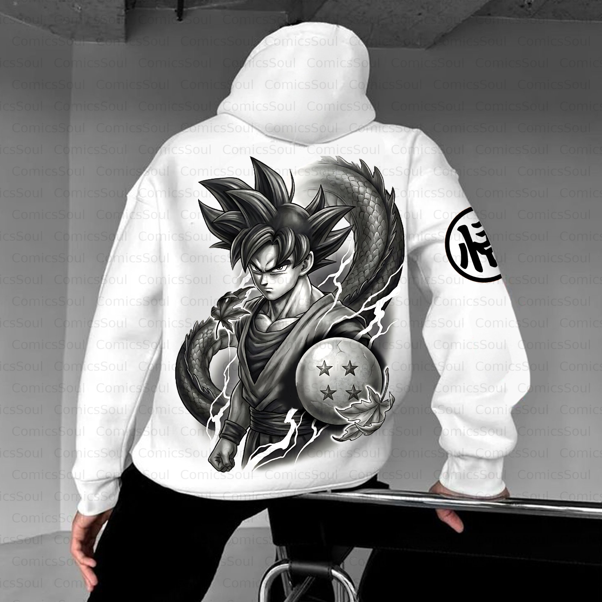 Unisex Anime Inspired Vintage Plush Hoodie
