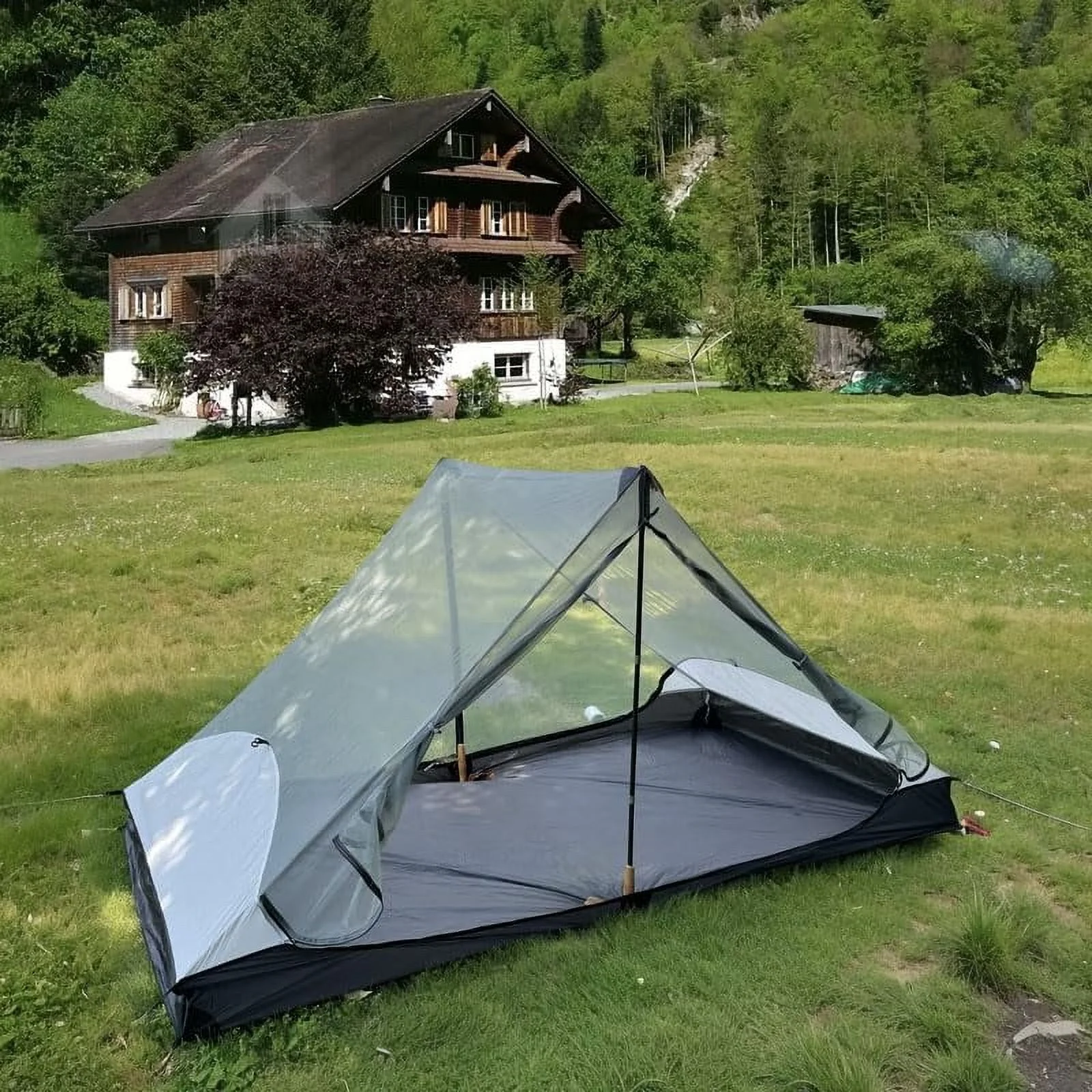 3F UL Gear Lanshan Ultralight Tent Waterproof Professional Hiking Tent 2Person Tents for Camping 4 Season Backpacking Tent (Khaki-2 People, 4 Season) - Image 6