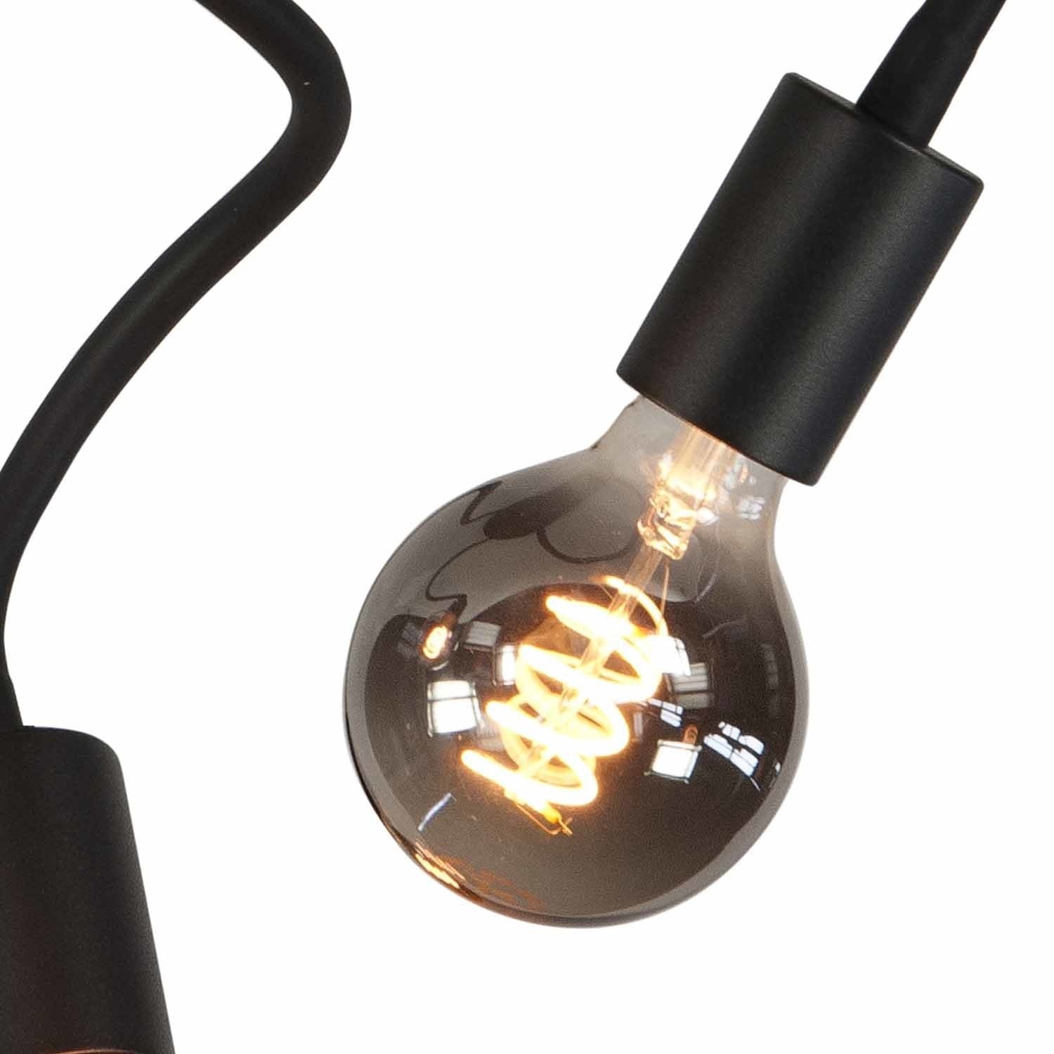 Highlight Plafondlamp Flex Zwart Mat Zwart 50cm 3 Lichts