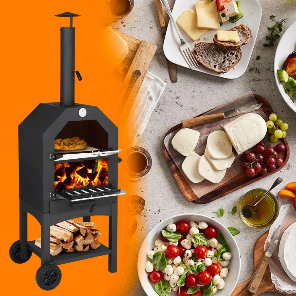 Portable Outdoor BBQ Pizza Oven - Image 2