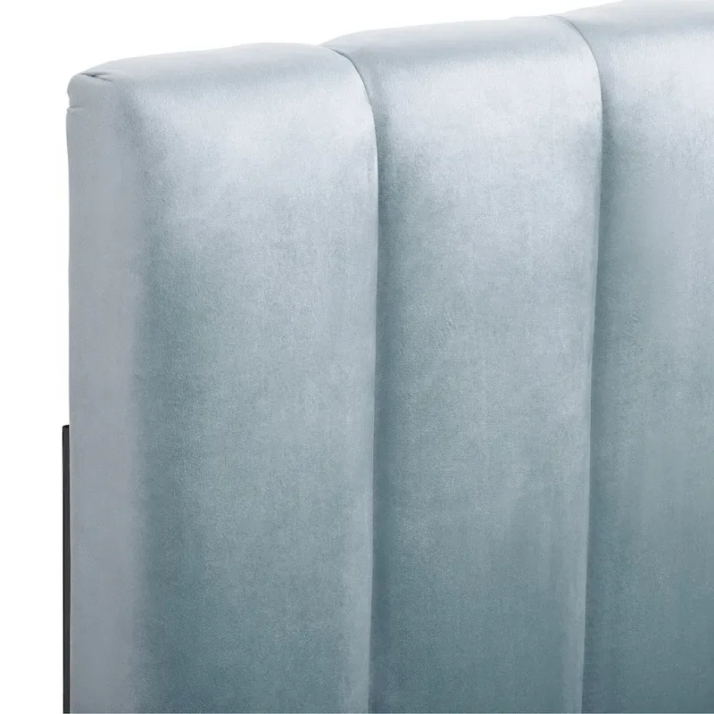 CorLiving Helena King Size Velvet Tufted Headboard