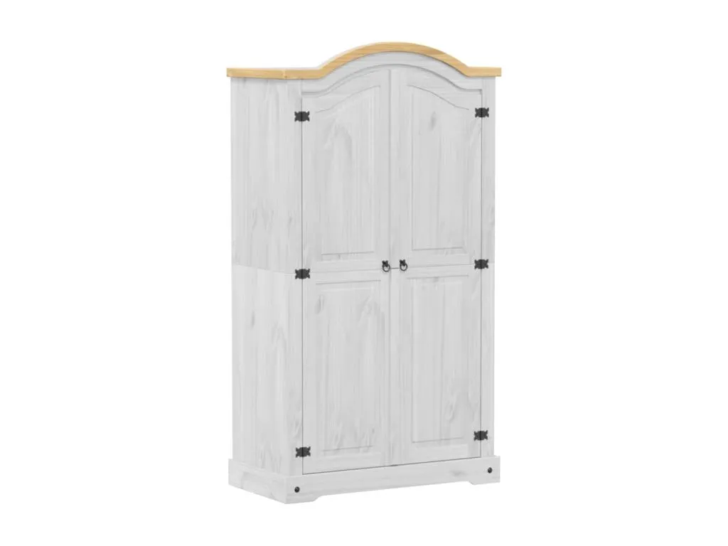 Armario Corona en madera maciza de pino Nidovia 102 x 52 x 186 cm ott3710439