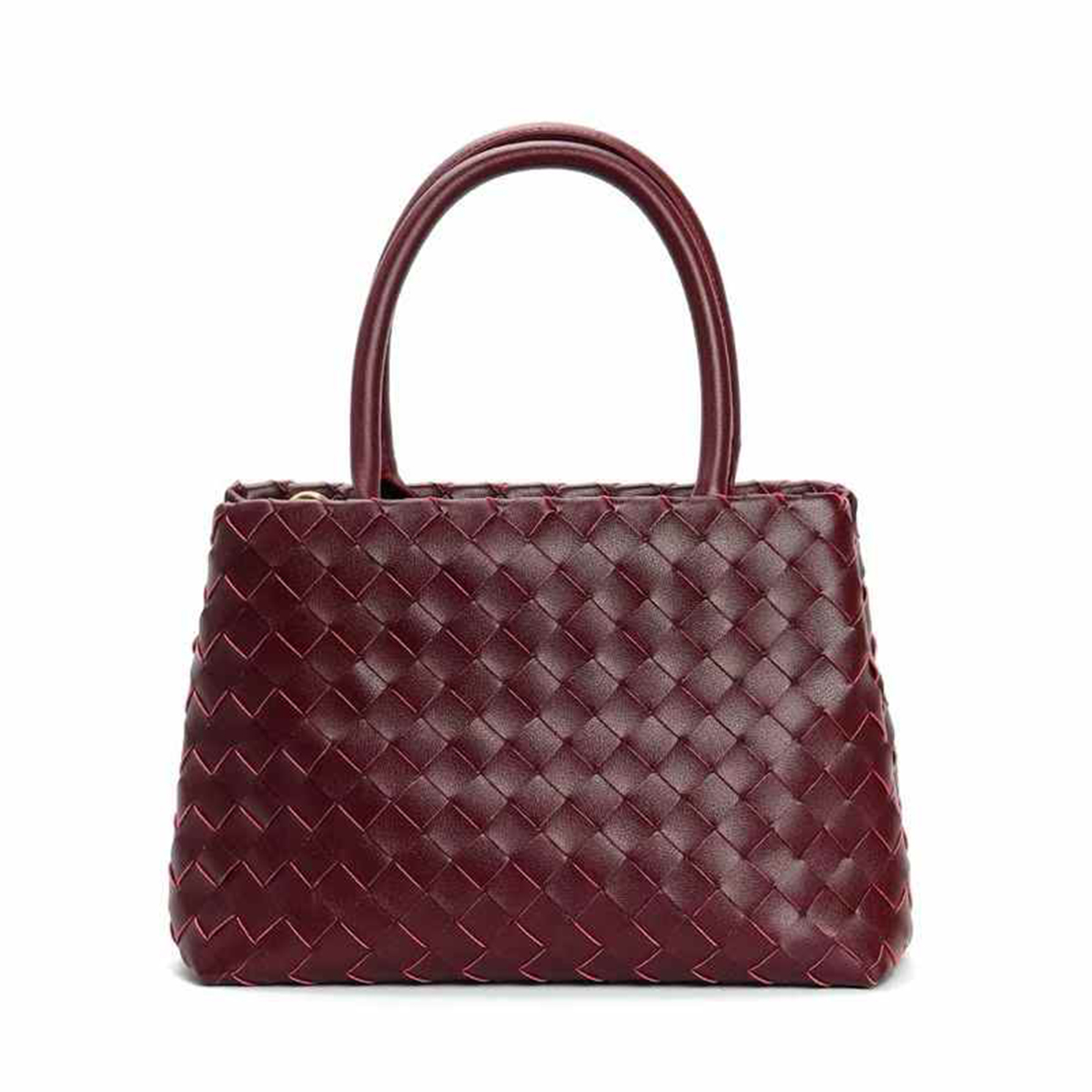 An adorable and charming classic—the Mini Basket Bag! Crafted from double-sided woven cowhide, it features an interior zippered card pouch for convenient organization. It can be carried by hand, worn over the shoulder, or styled as a crossbody bag.
