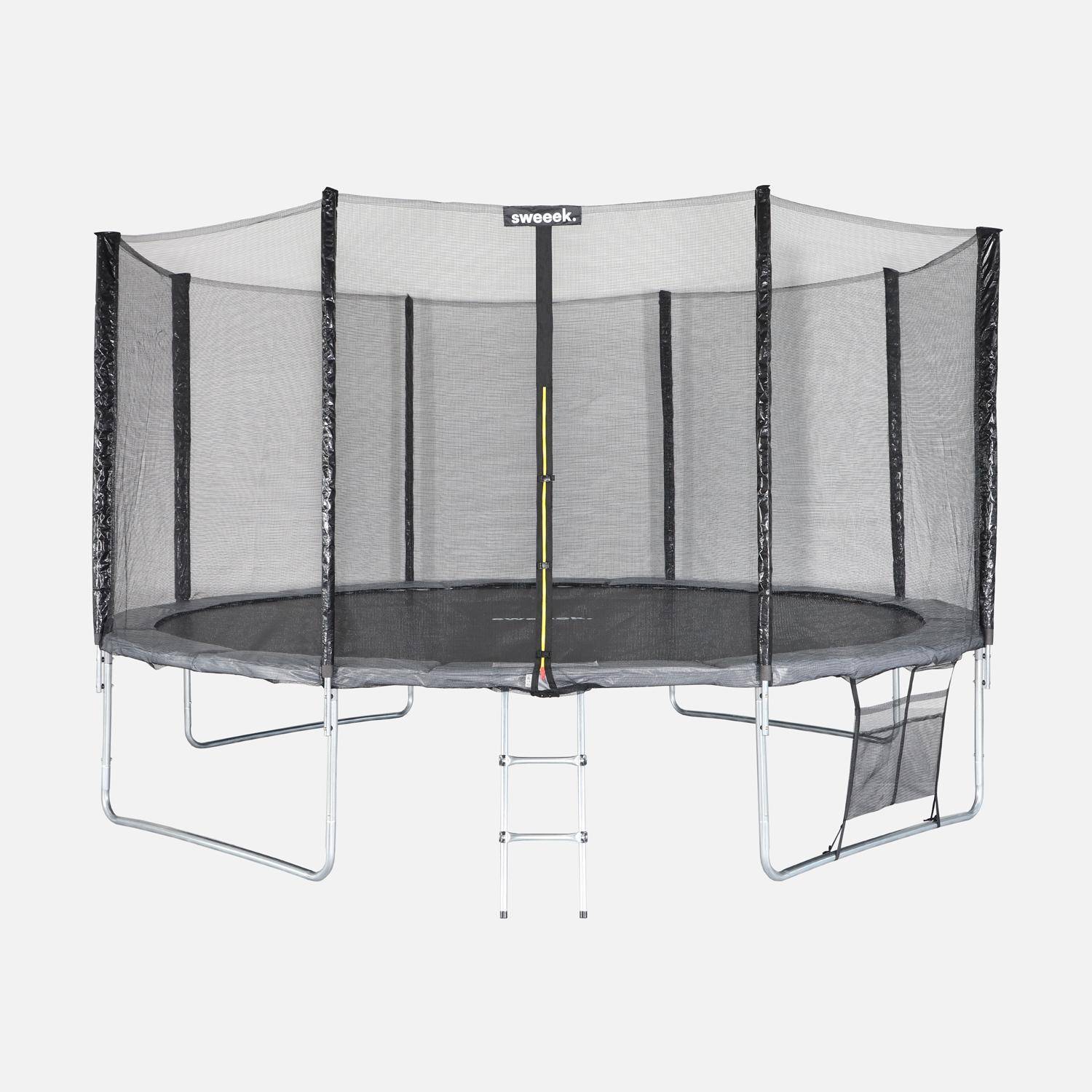 Venus XXL - Trampolín con pack de accesorios de 430cm