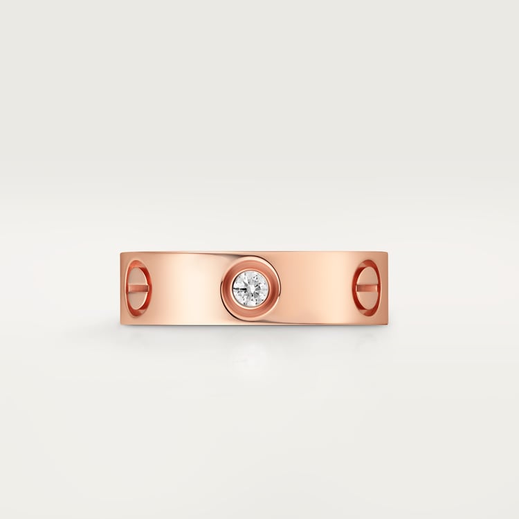 Replicate LOVE ring, classic model, 3 diamonds(1:1 replica) - Original Replica Club