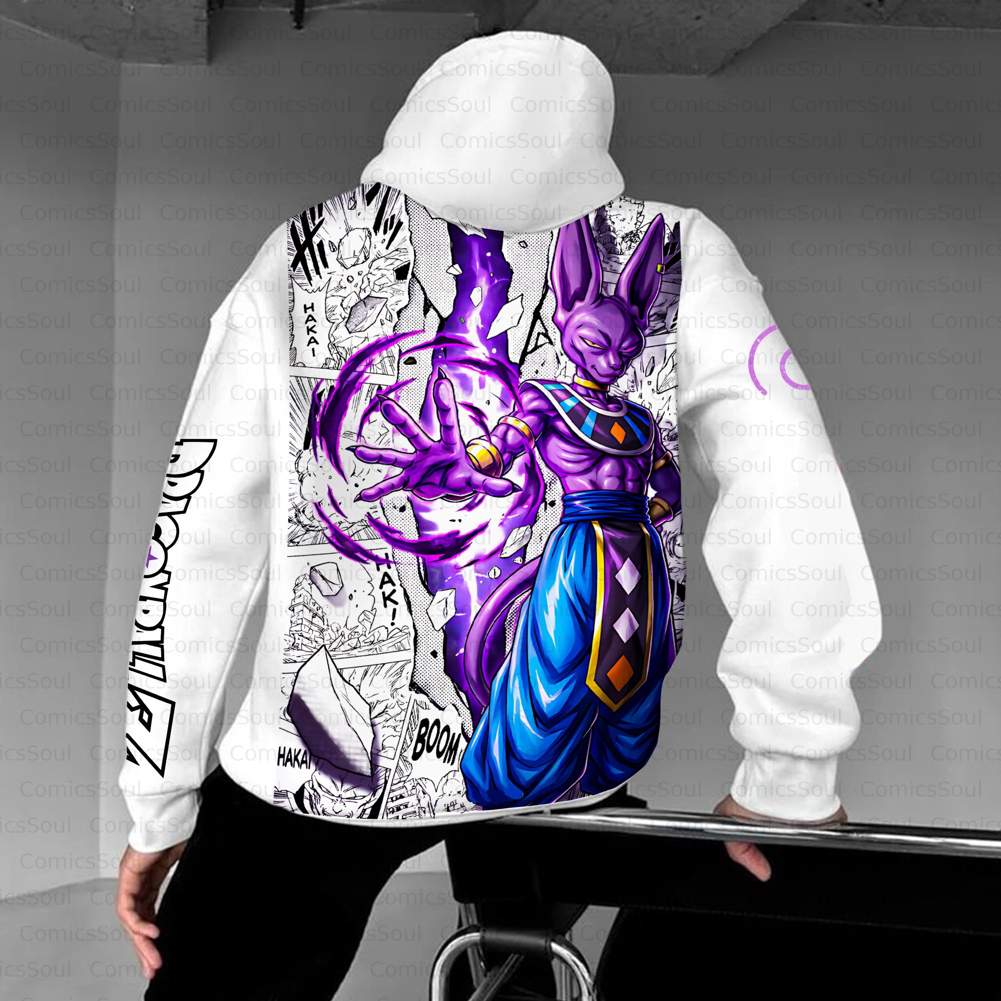 Unisex Anime Inspired Vintage Plush Hoodie
