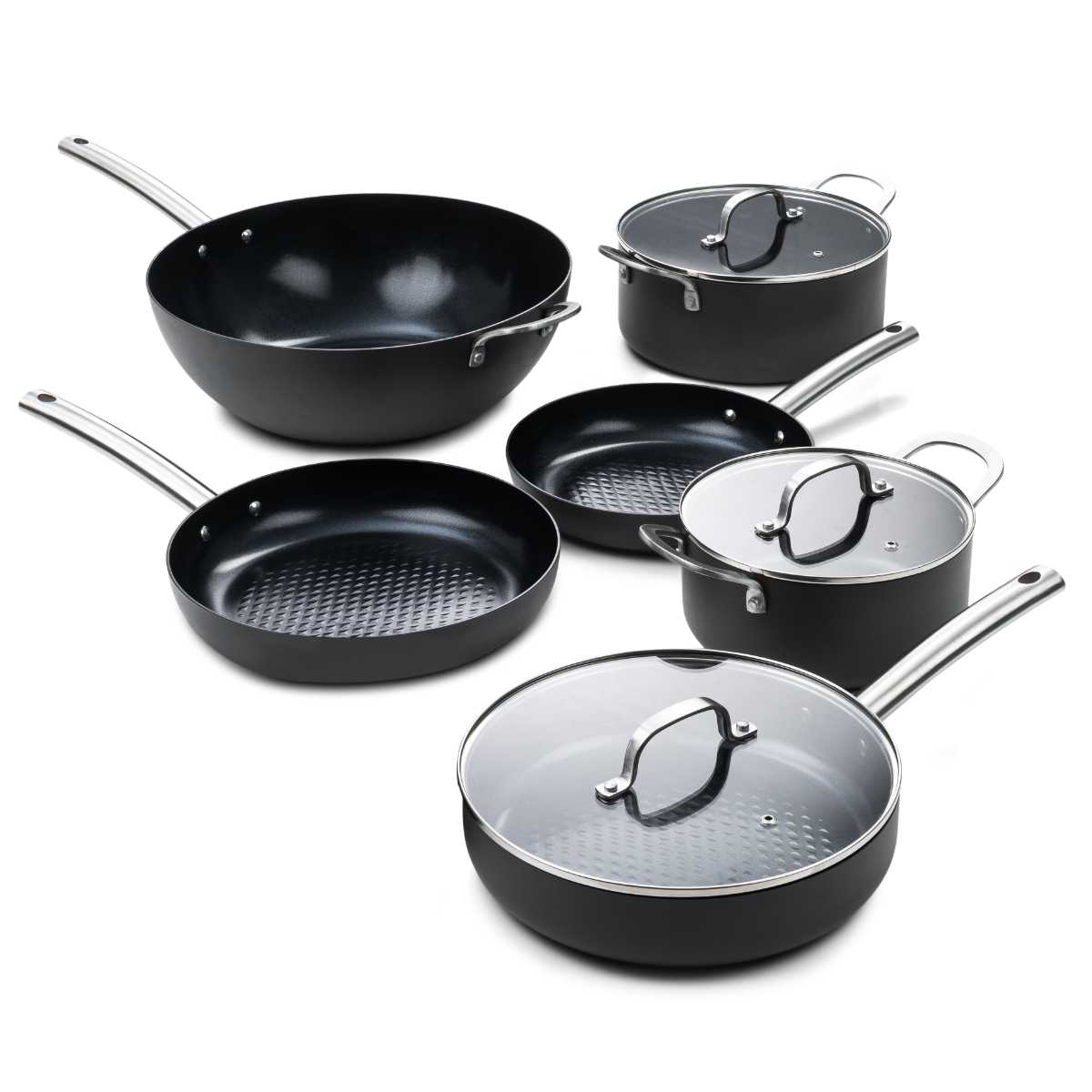 ISENVI Murray Chef Familie 15 delig - RVS grepen