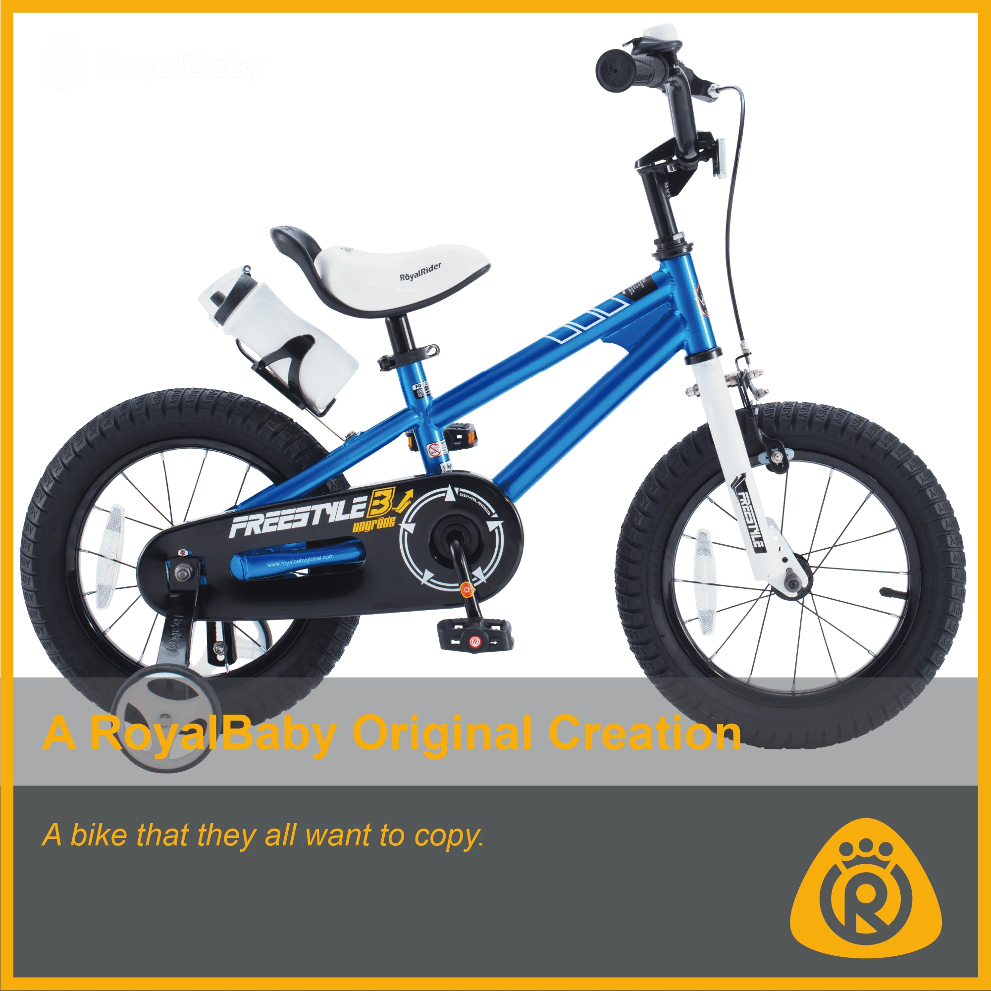Royalbaby Freestyle Kids Bike 12 14 16 18 20 Inch Bicycle for Boys Girls Ages 3-12 Years, Multiple Color Options - Image 6