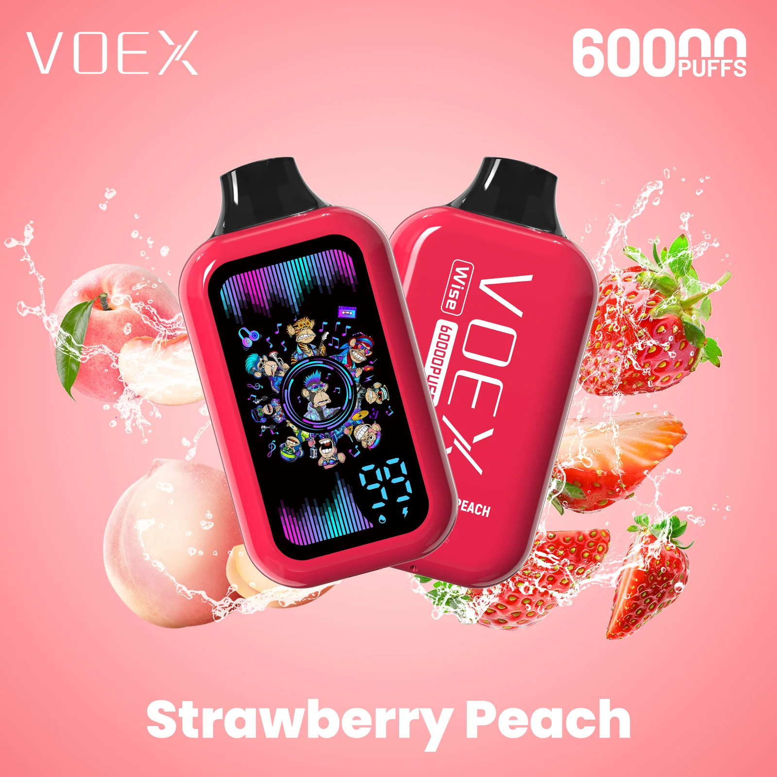 VOEX Wise/Space 60K cigarette électronique jetable (toutes les saveurs)