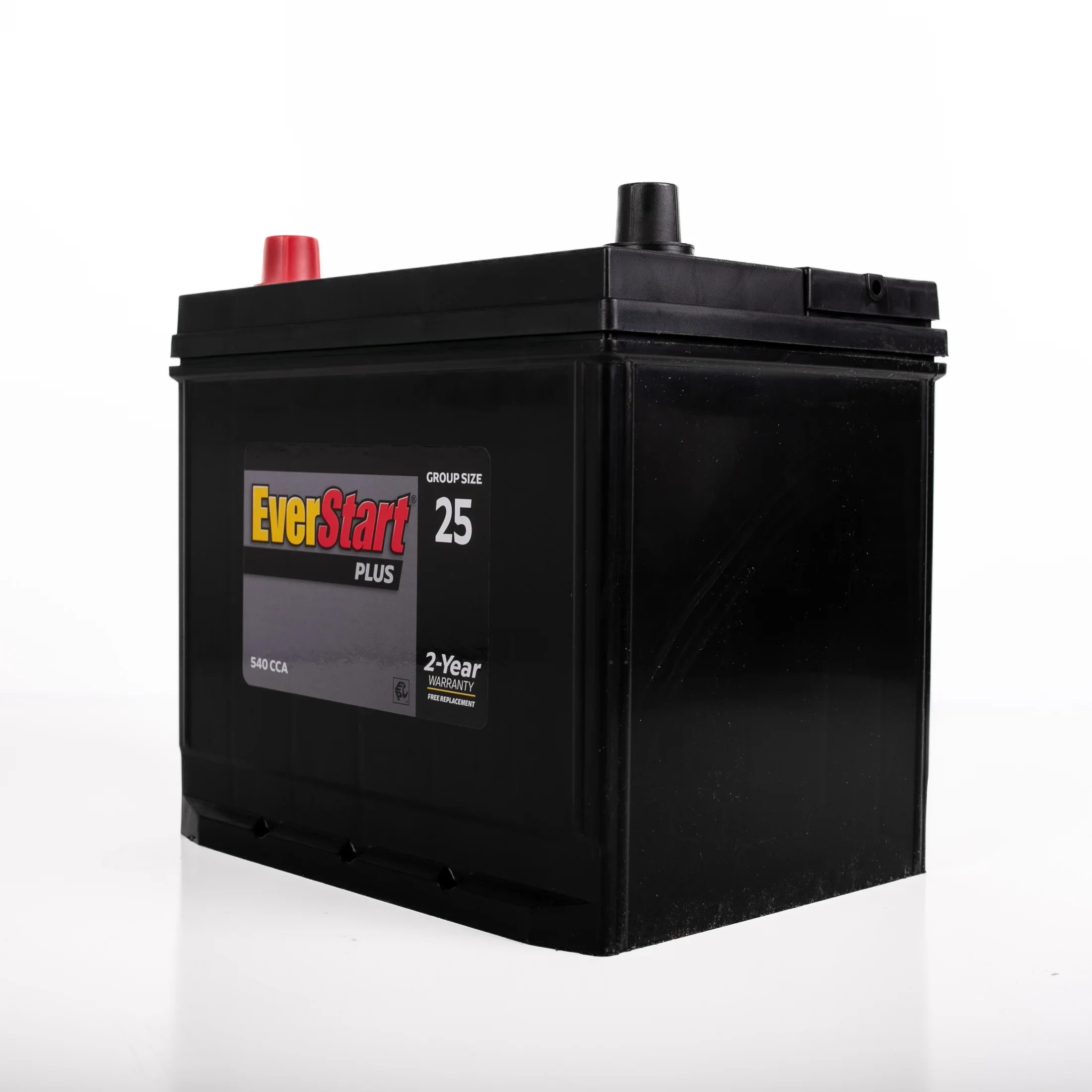 EverStart Plus Lead Acid Automotive Battery, Group Size 25 - 12 Volt 550 CCA 110 RC