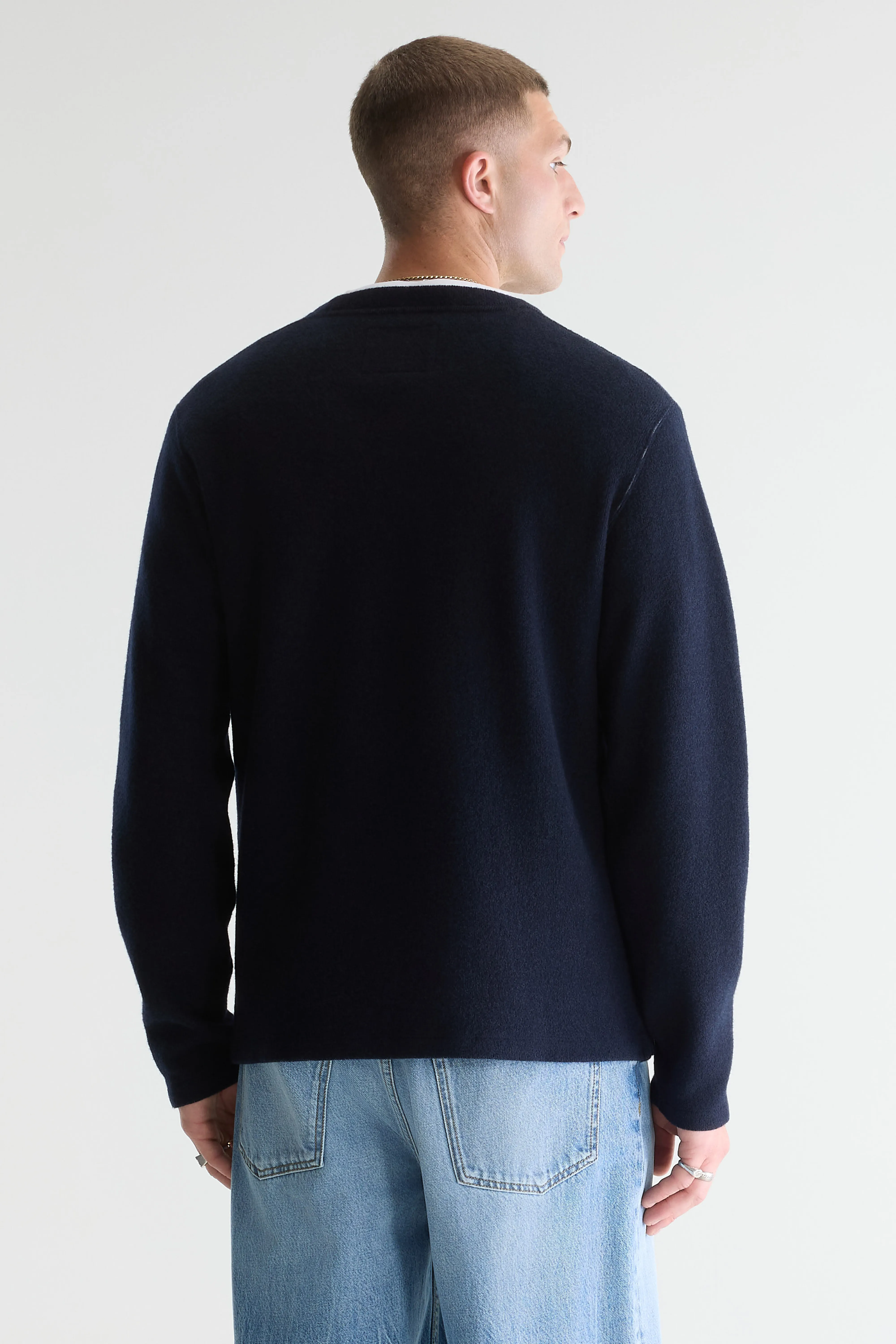 Bellerose Velo navy blue crewneck sweatshirt (251 / M / COMBO C)