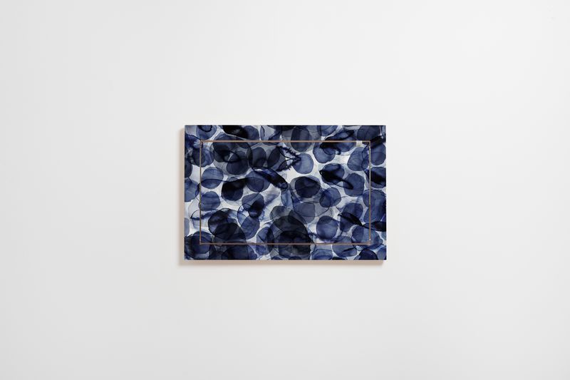 Fläpps plank 60x40-1 - Bubbles Indigo door Pattern Studio