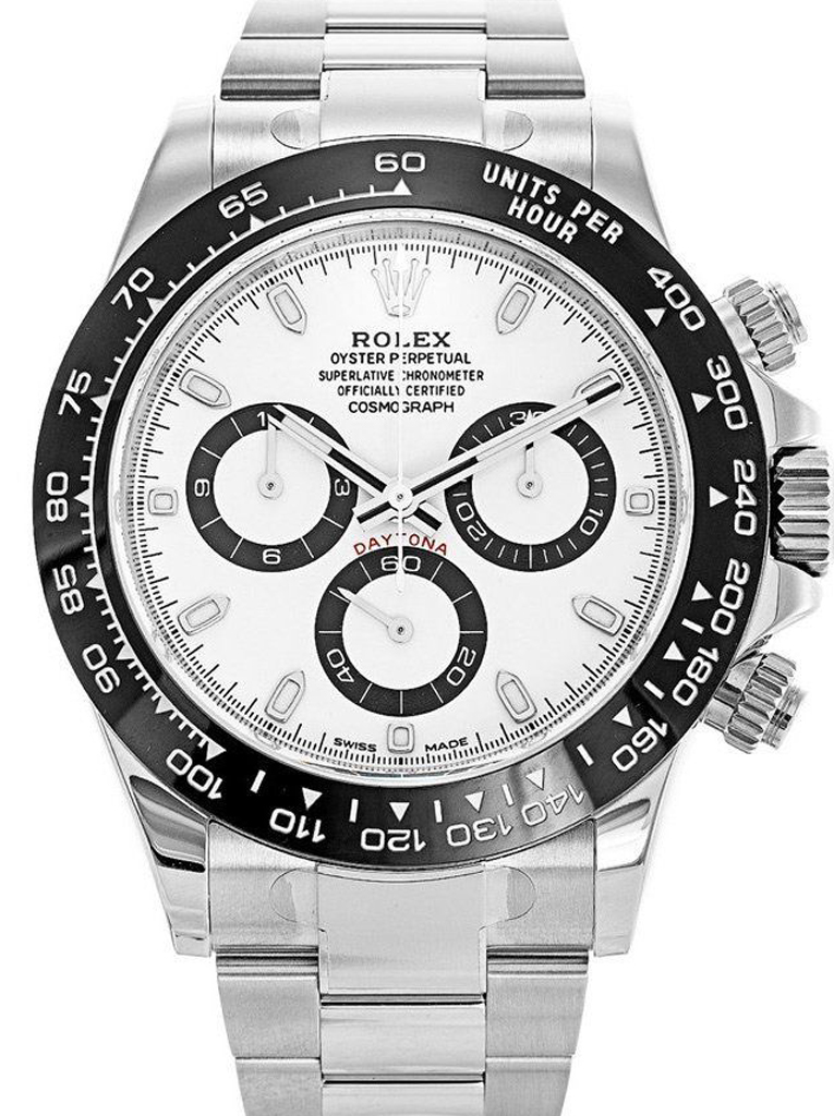 Superclone Rolex Daytona 40mm White Dial 116500LN