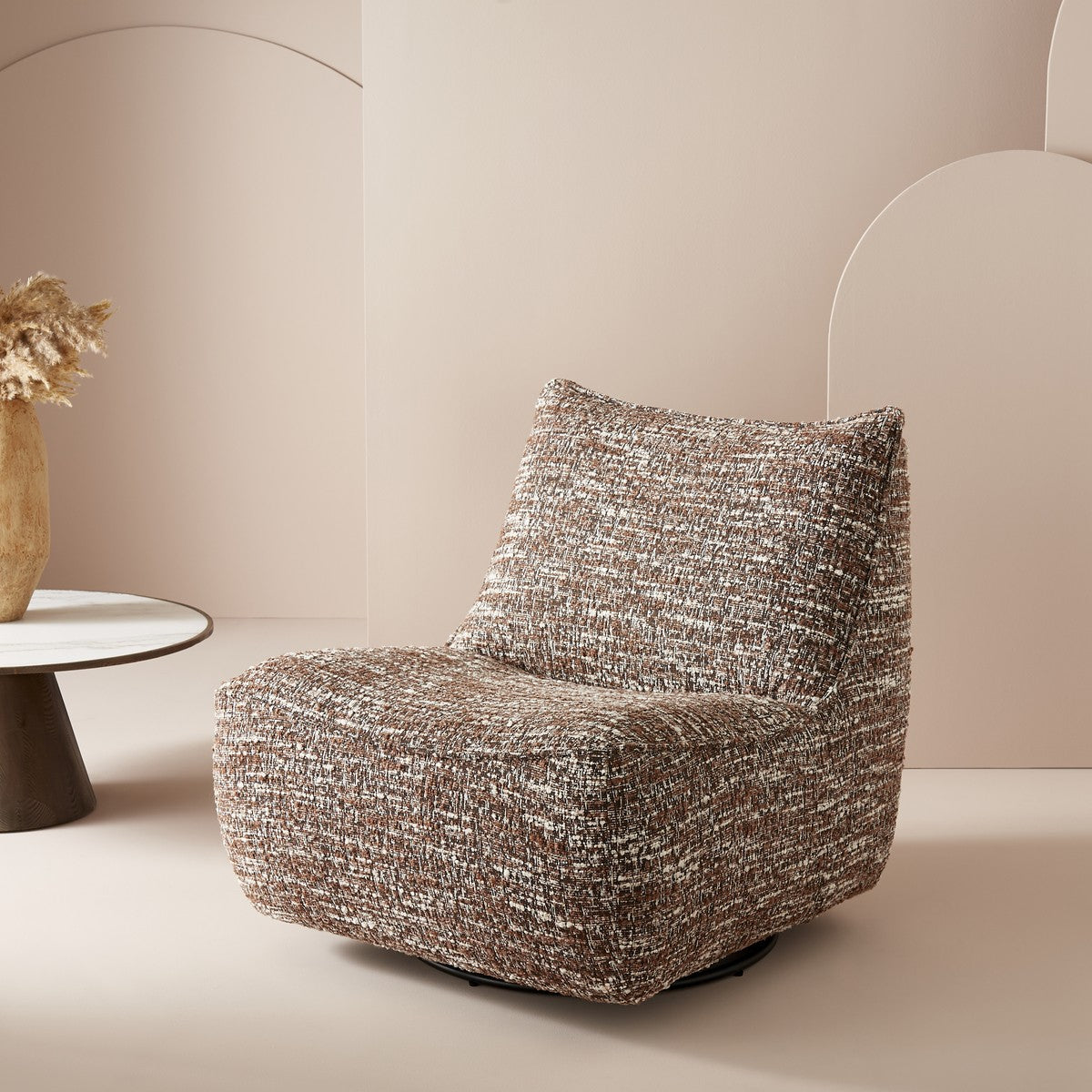 Signature - Draaibare Fauteuil in stof LUKE - B85 cm