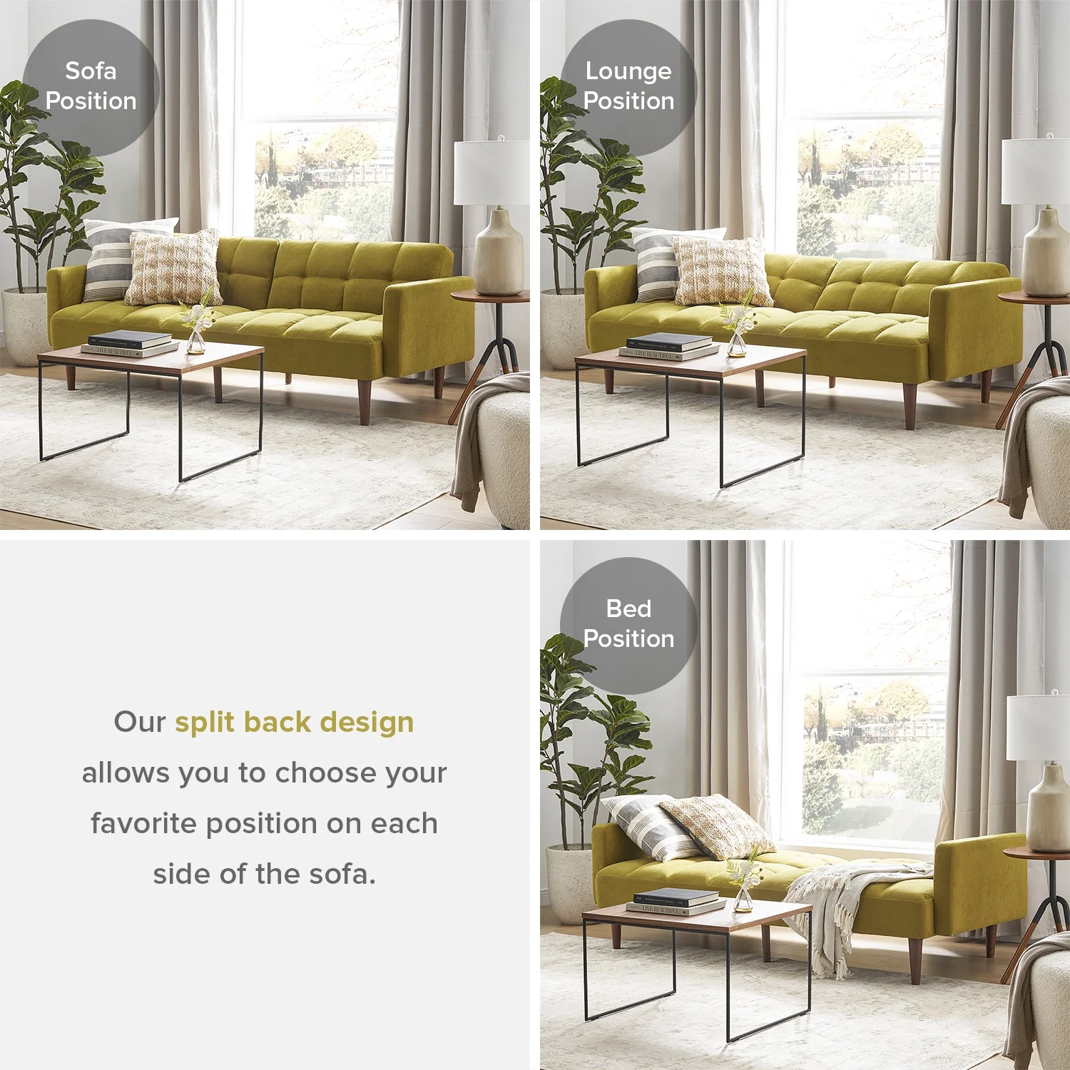 Mopio Aaron Futon Sofa Bed Old Rosa - Image 40