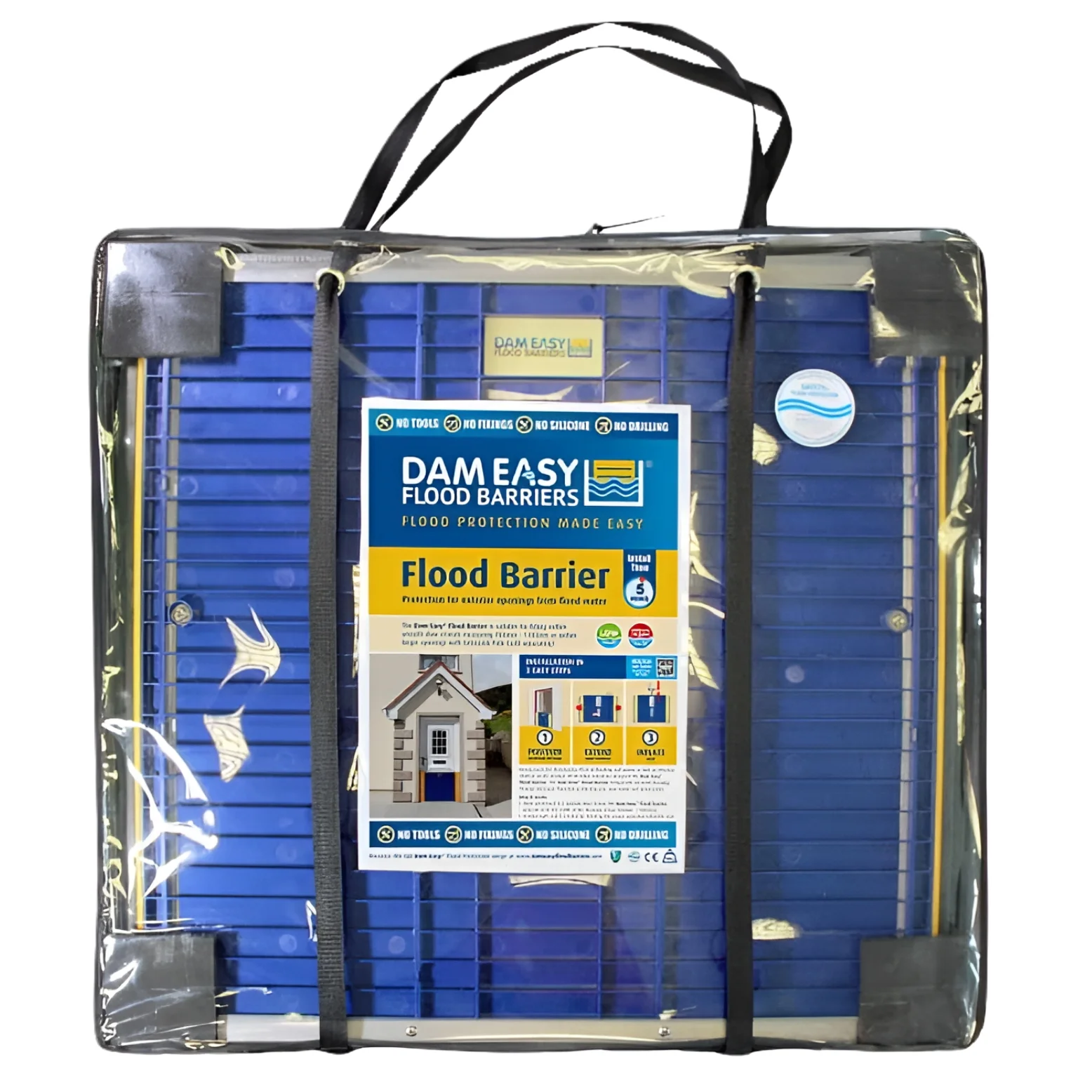 Dam Easy Flood Barrier 30 in. H X 30 in. W X 2.75 in. L Flood Barrier 1 pk - image 4