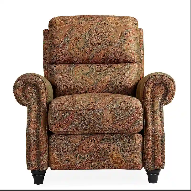 Copper Grove Jessie Paisley Push-Back Recliner Chair