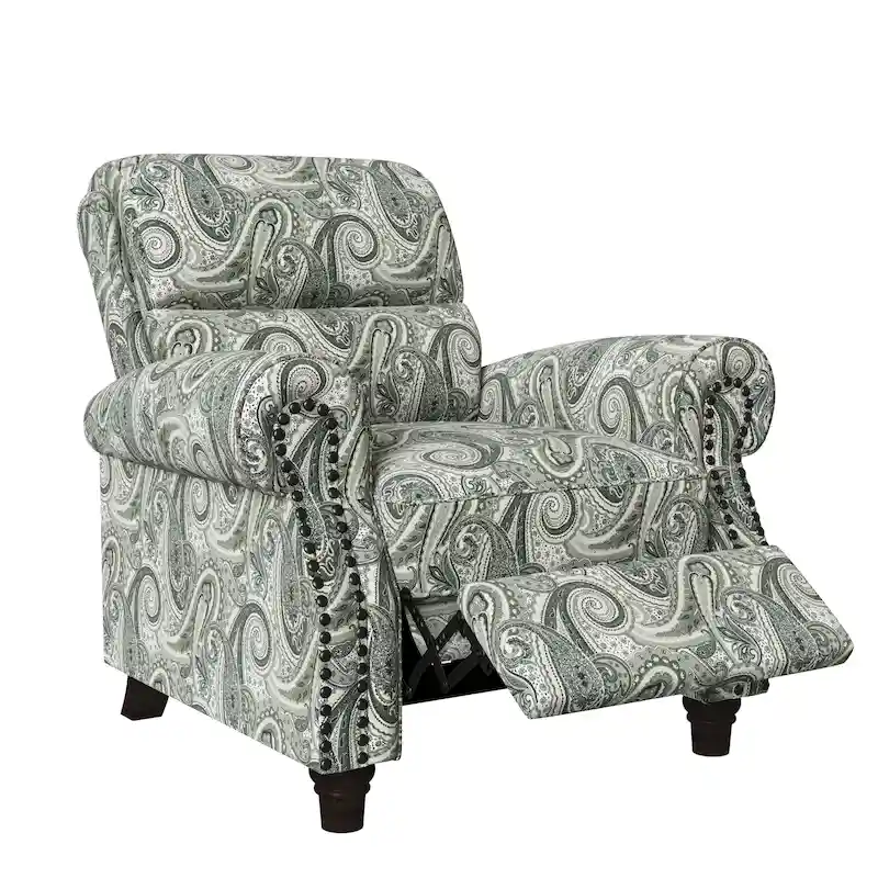 Copper Grove Jessie Paisley Push-Back Recliner Chair