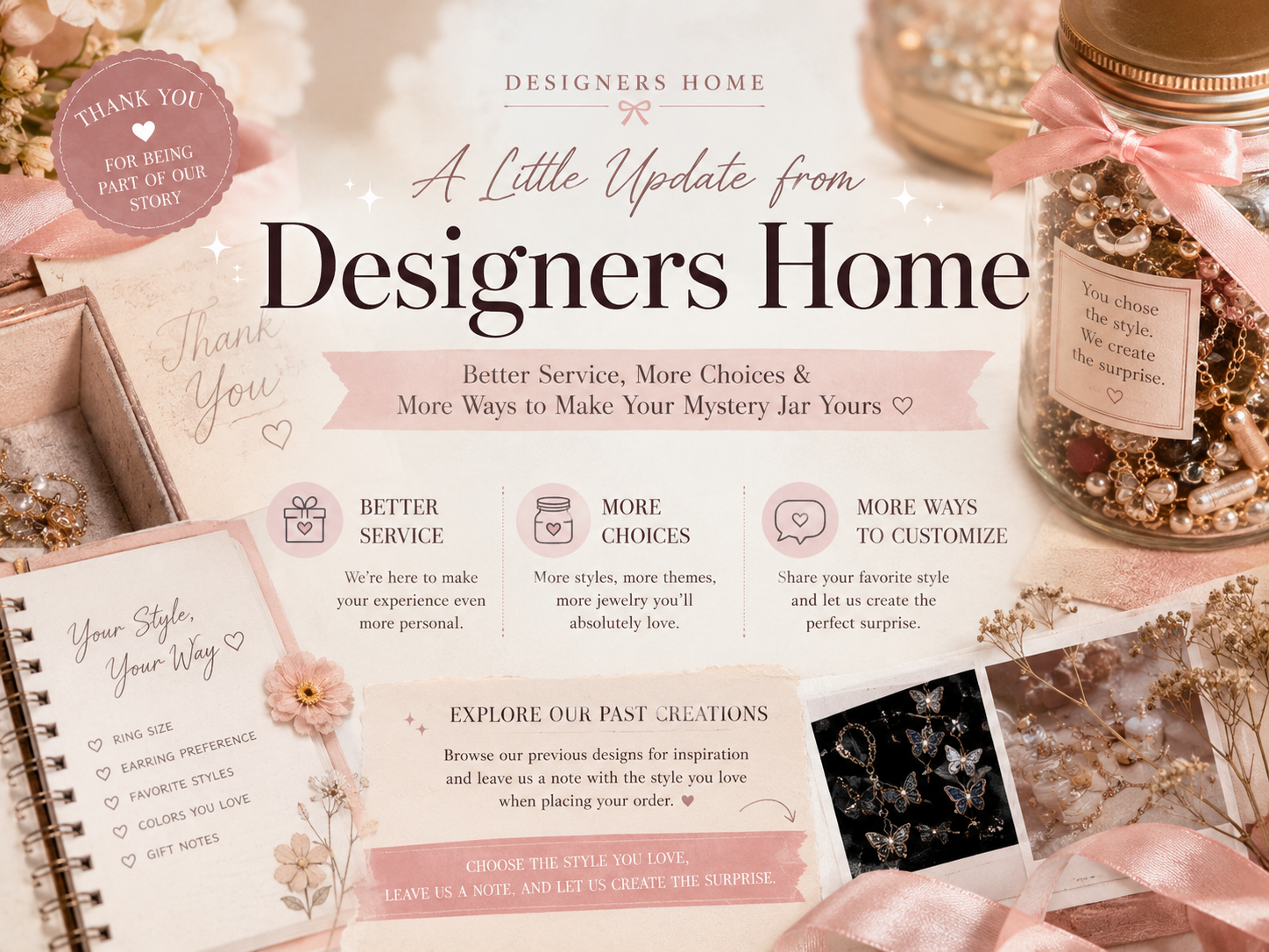 A Little Update from Designers Home 💌