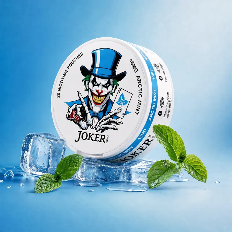 Joker Arctic Mint 16mg nicotine pouches lifestyle