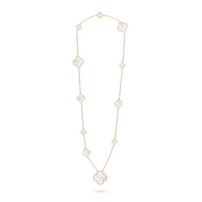Replicate Magic Alhambra long necklace, 11 motifs(1:1 replica) - Original Replica Club