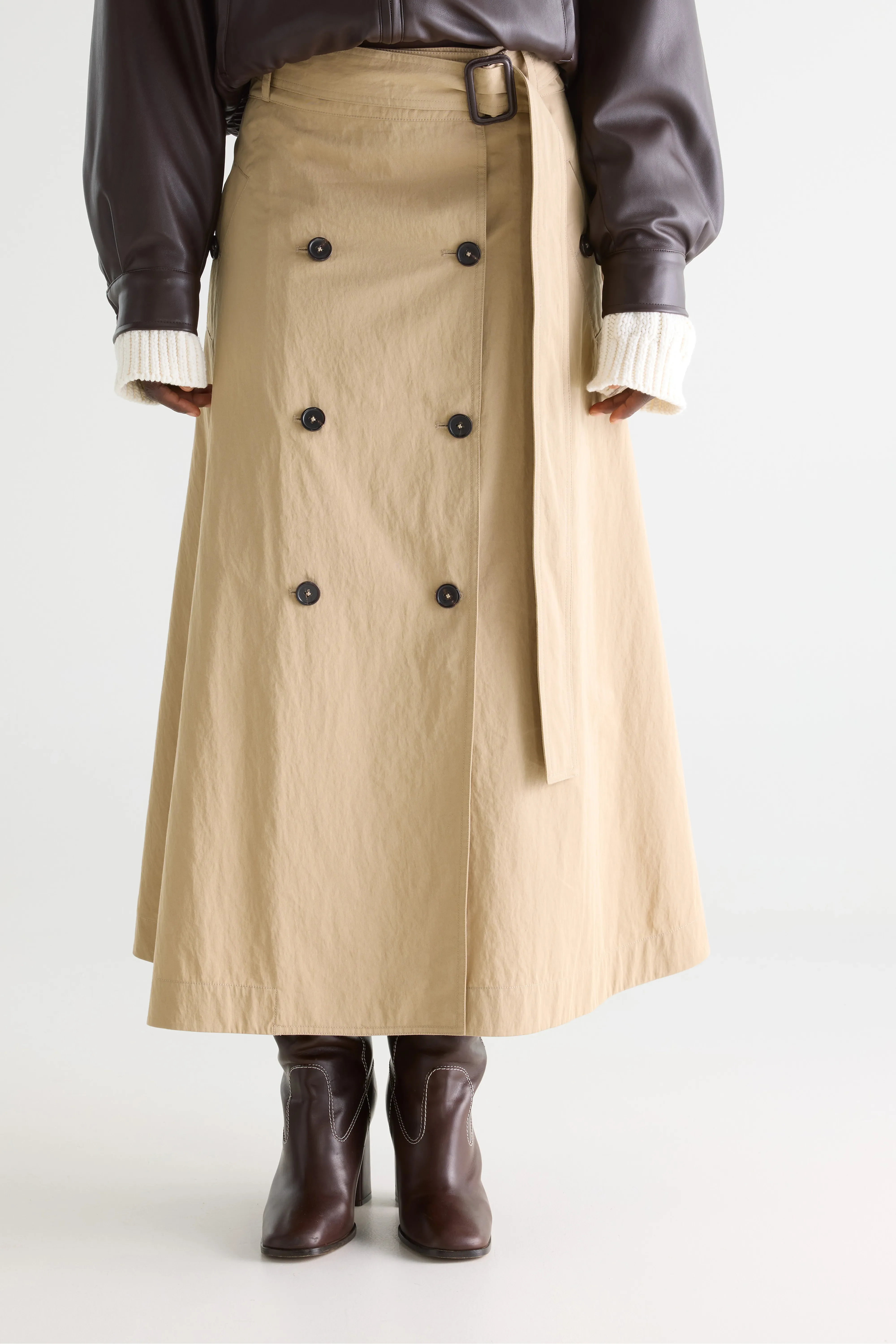 Bellerose Hettie midi skirts (261 / W / EARTH)