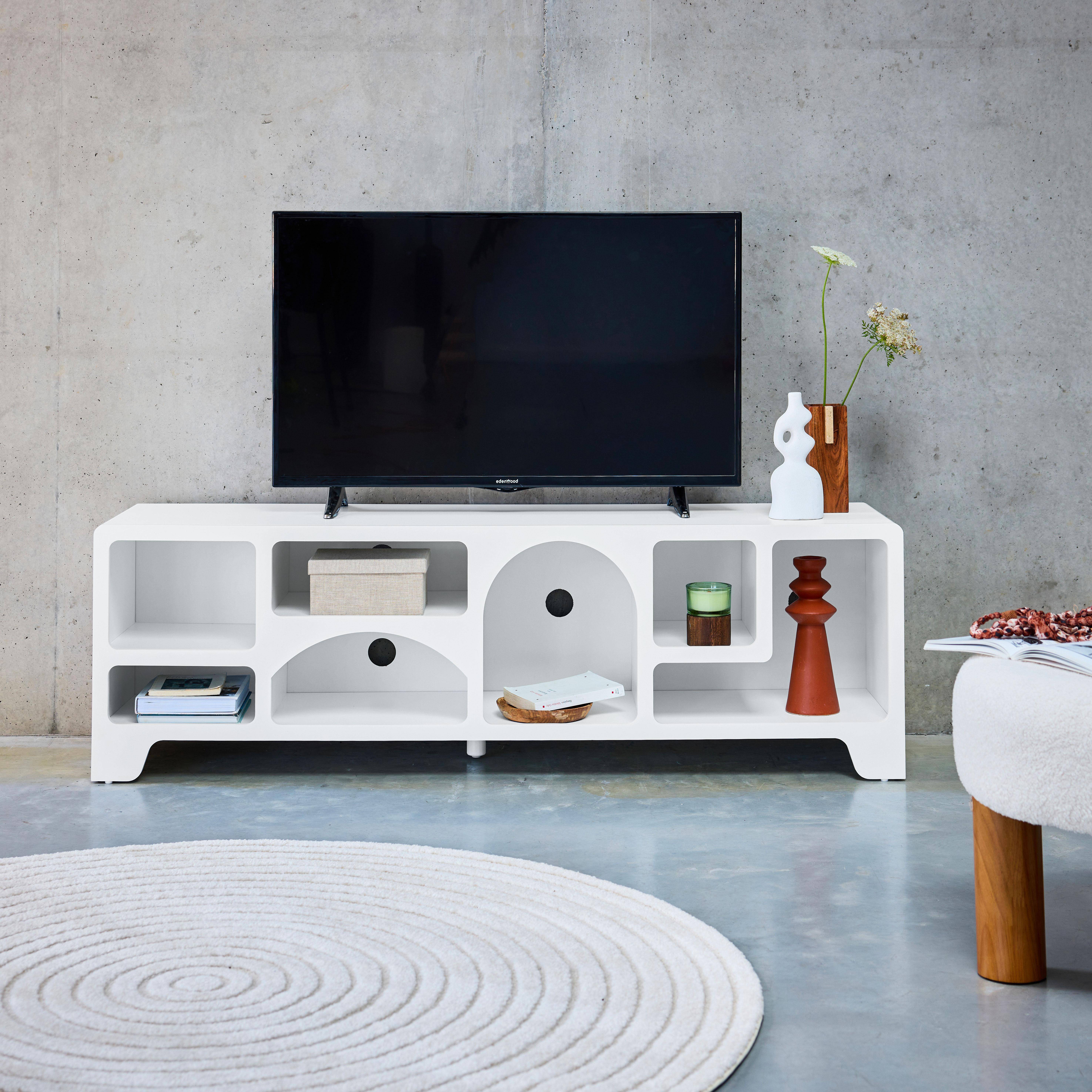 Thessa - Mueble TV efecto madera, 160cm