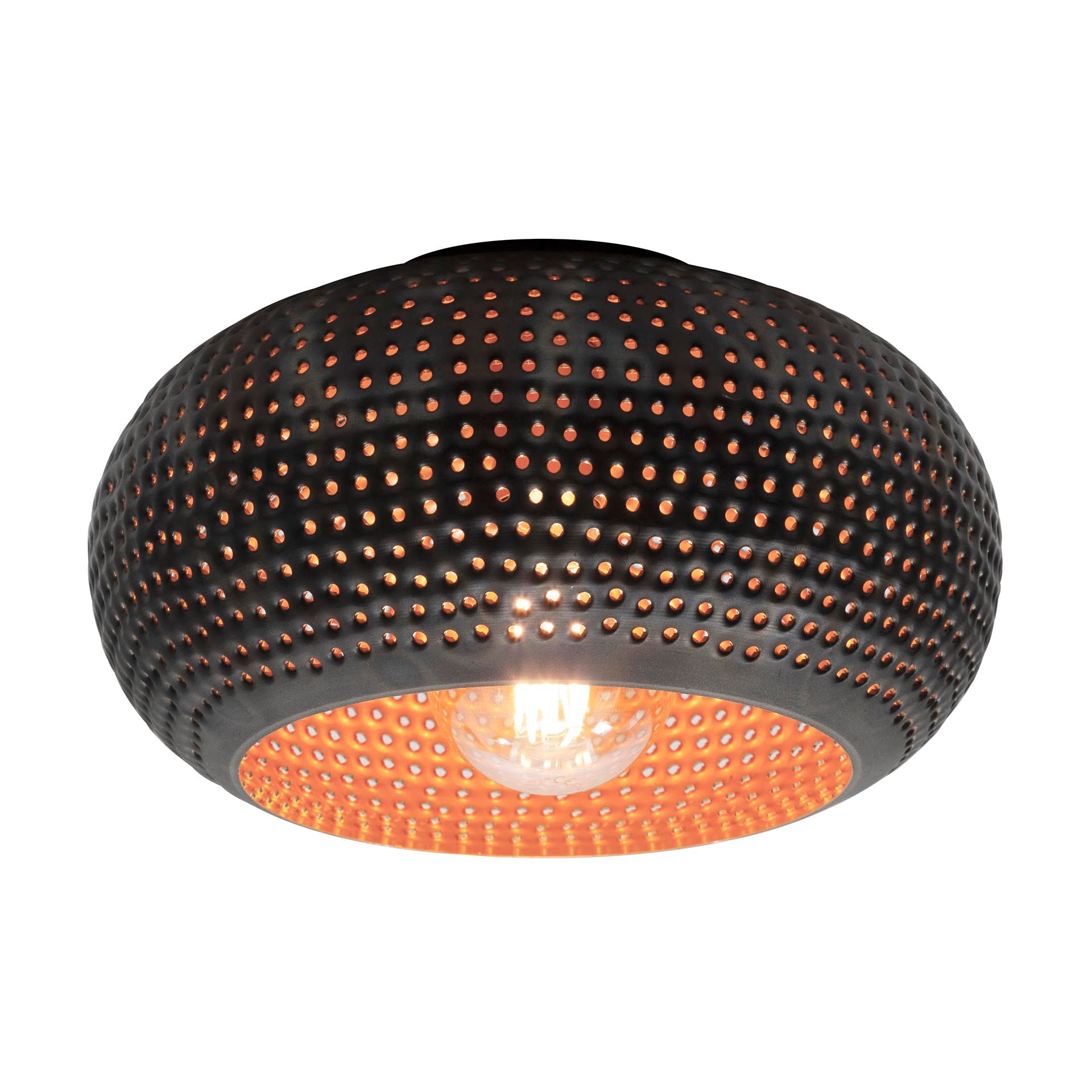 Blokker Boyd Plafondlamp Ø 35 cm - Zwart