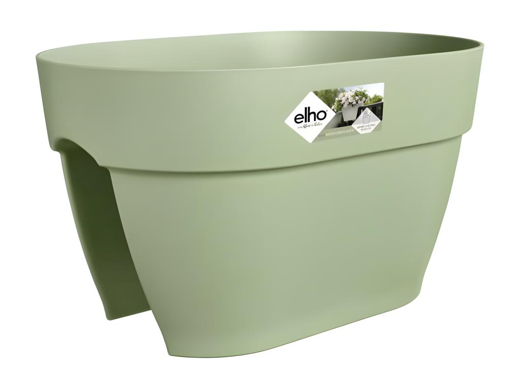 - Pot de fleurs - Vibia Campana Flower Bridge 40 - Vert Pistache - Balcon extérieur - L 26 x W 39 x H 22 cm