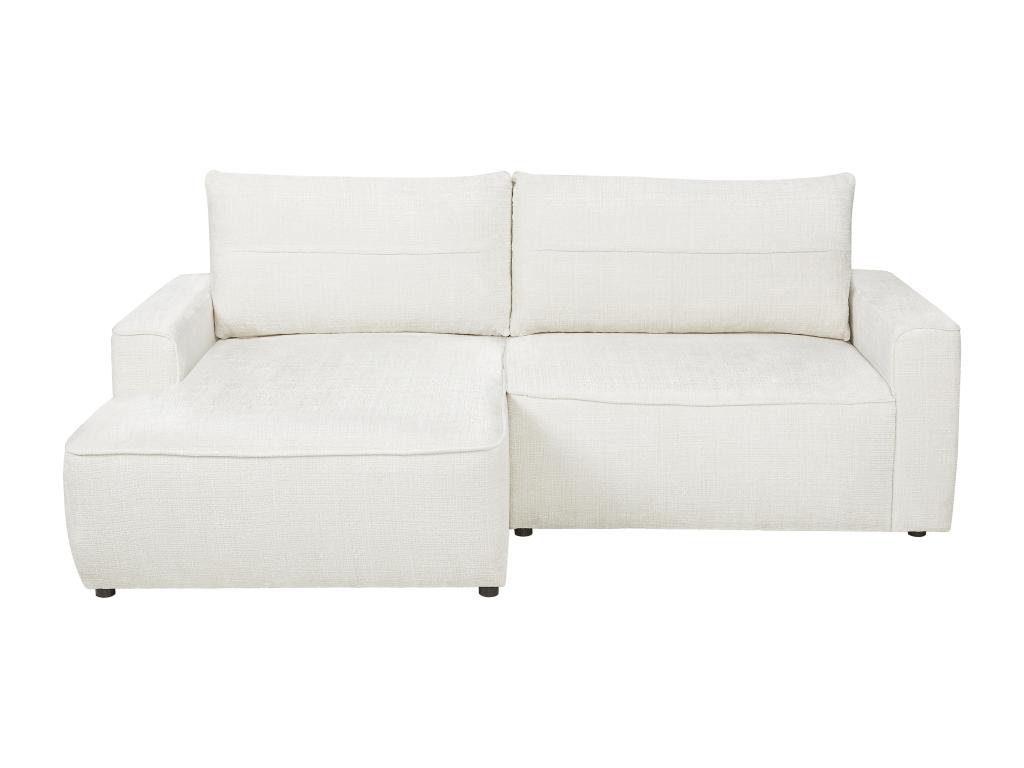 Sofá rinconera izquierda de Nidolux texturizada beige