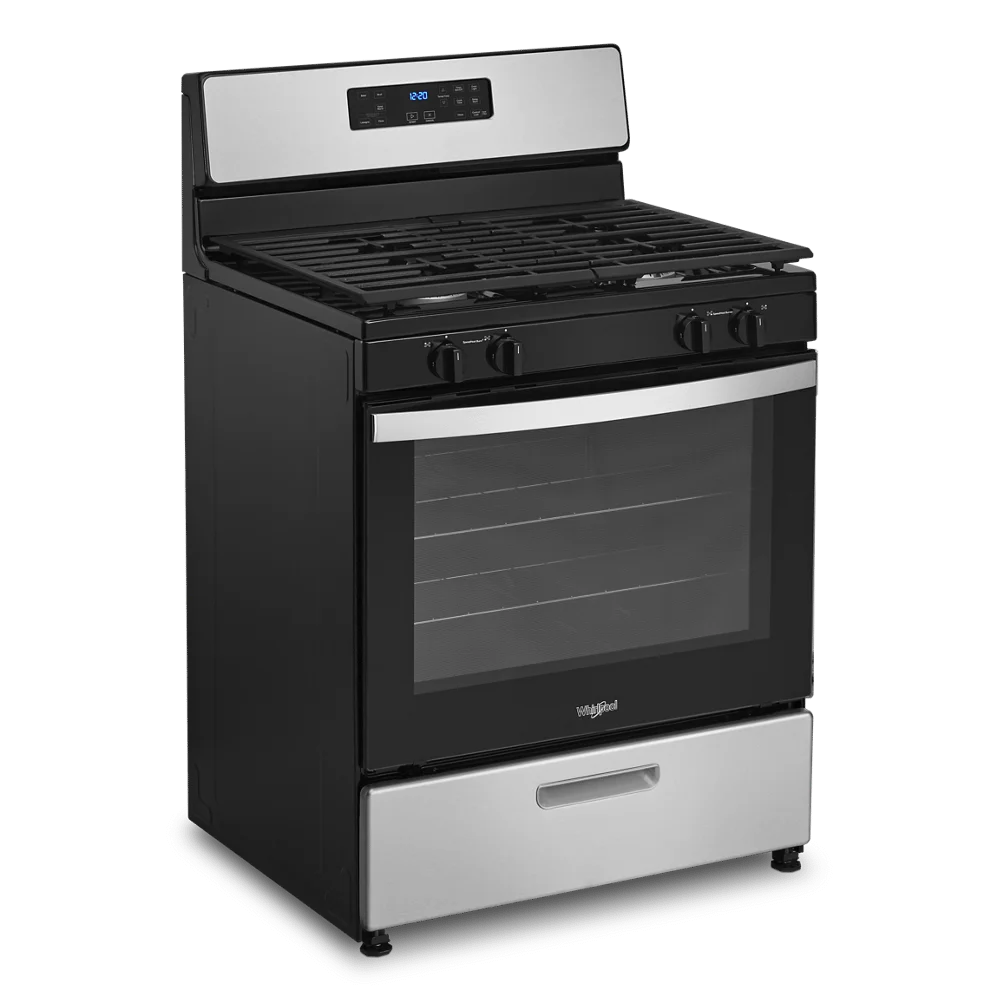 WHIRLPOOL WFG320M0MS 30" FREE STANDING GAS RANGE Stainless Steel - Image 3