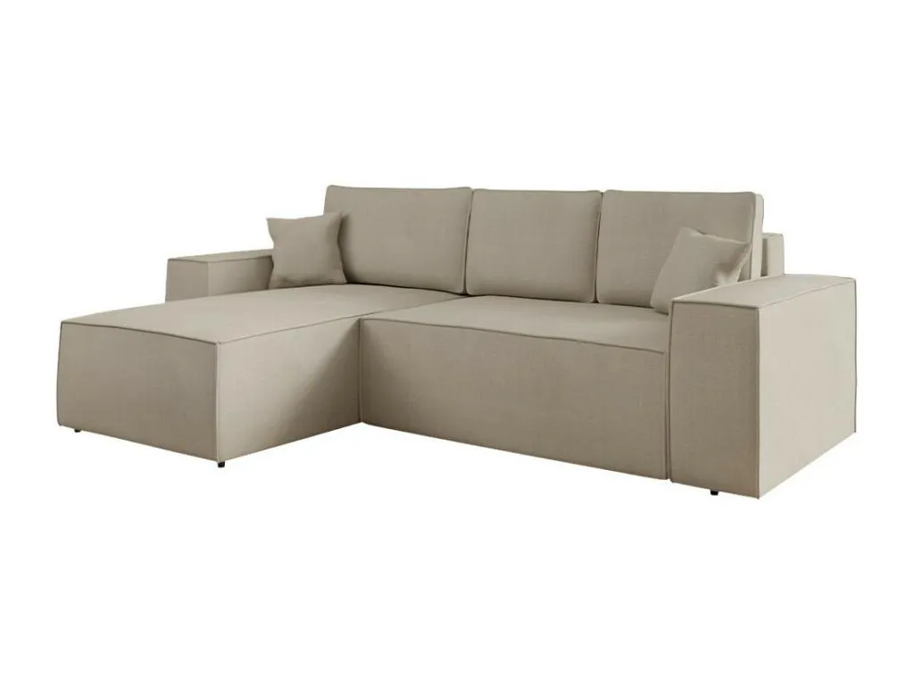 Sofá rinconero Micasacool 108 De color marrón claro Función de descanso 279x181x94cm