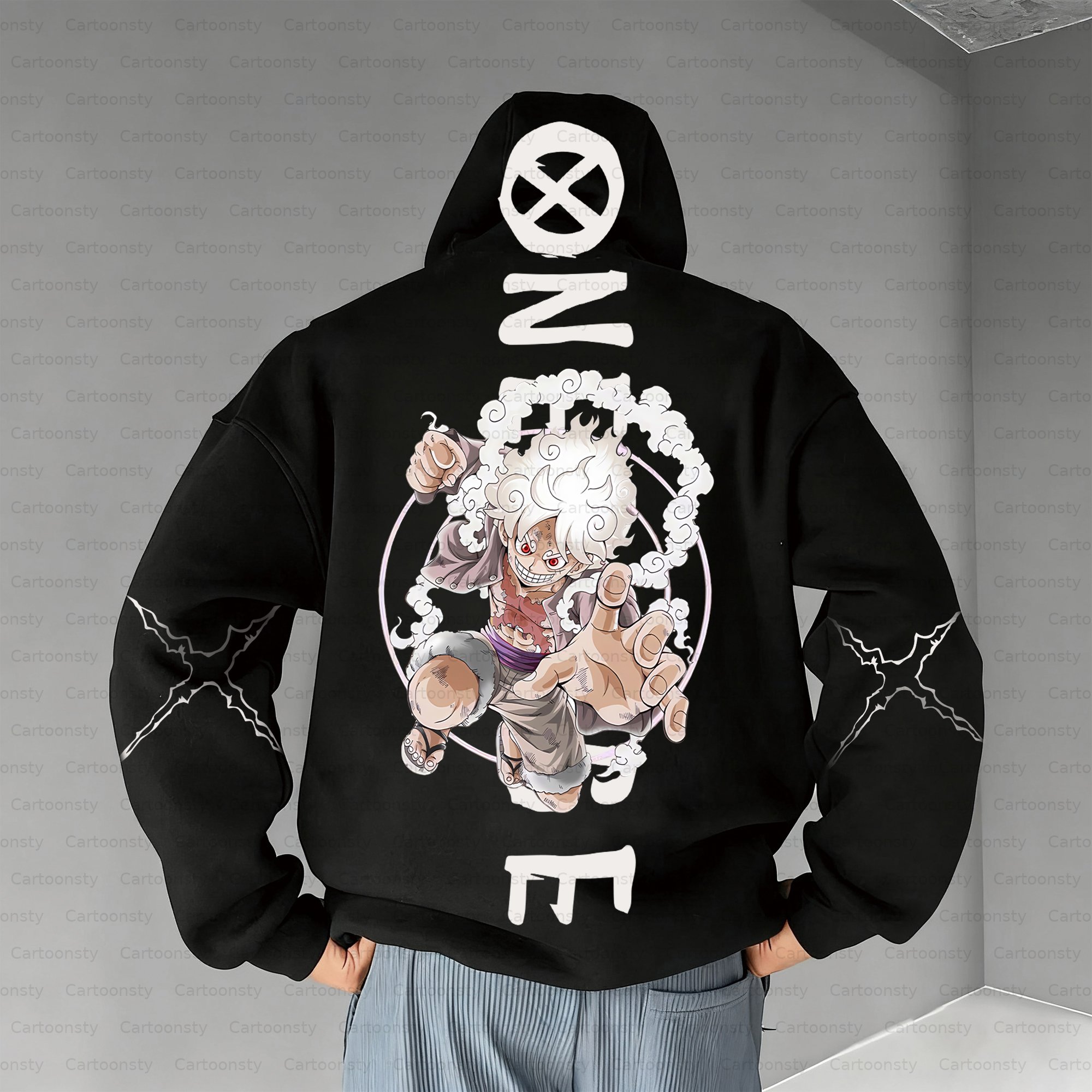 Unisex Anime Graphic Streetwear Vintage Plush Hoodie