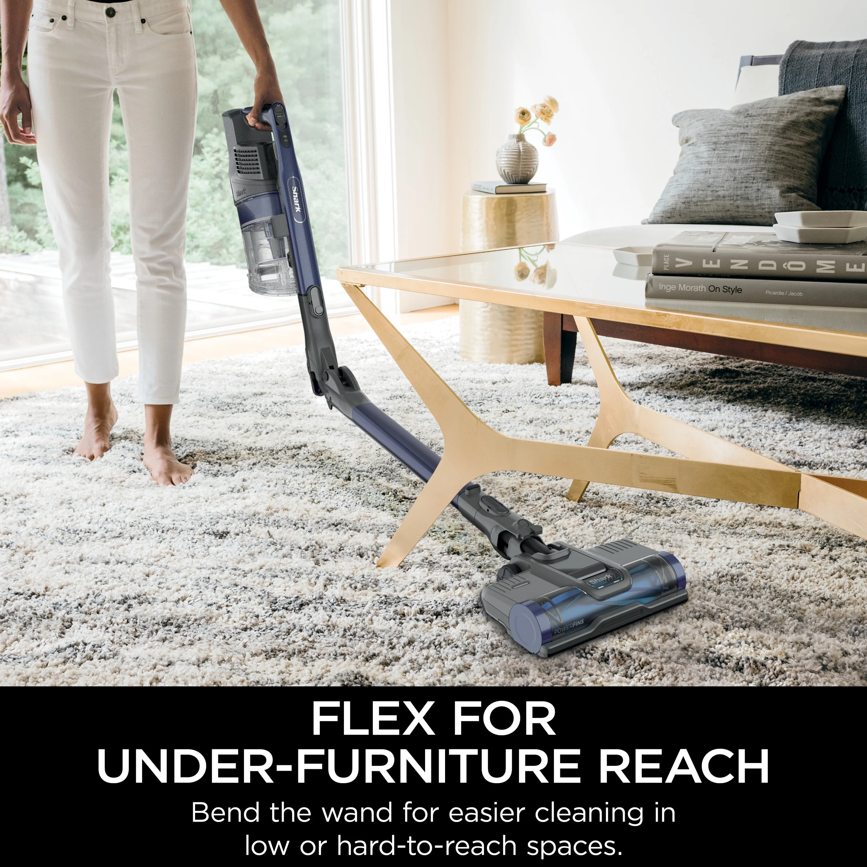 Shark Pet Pro Cordless Stick Vacuum with MultiFLEX, Blue, IZ340H - Image 4