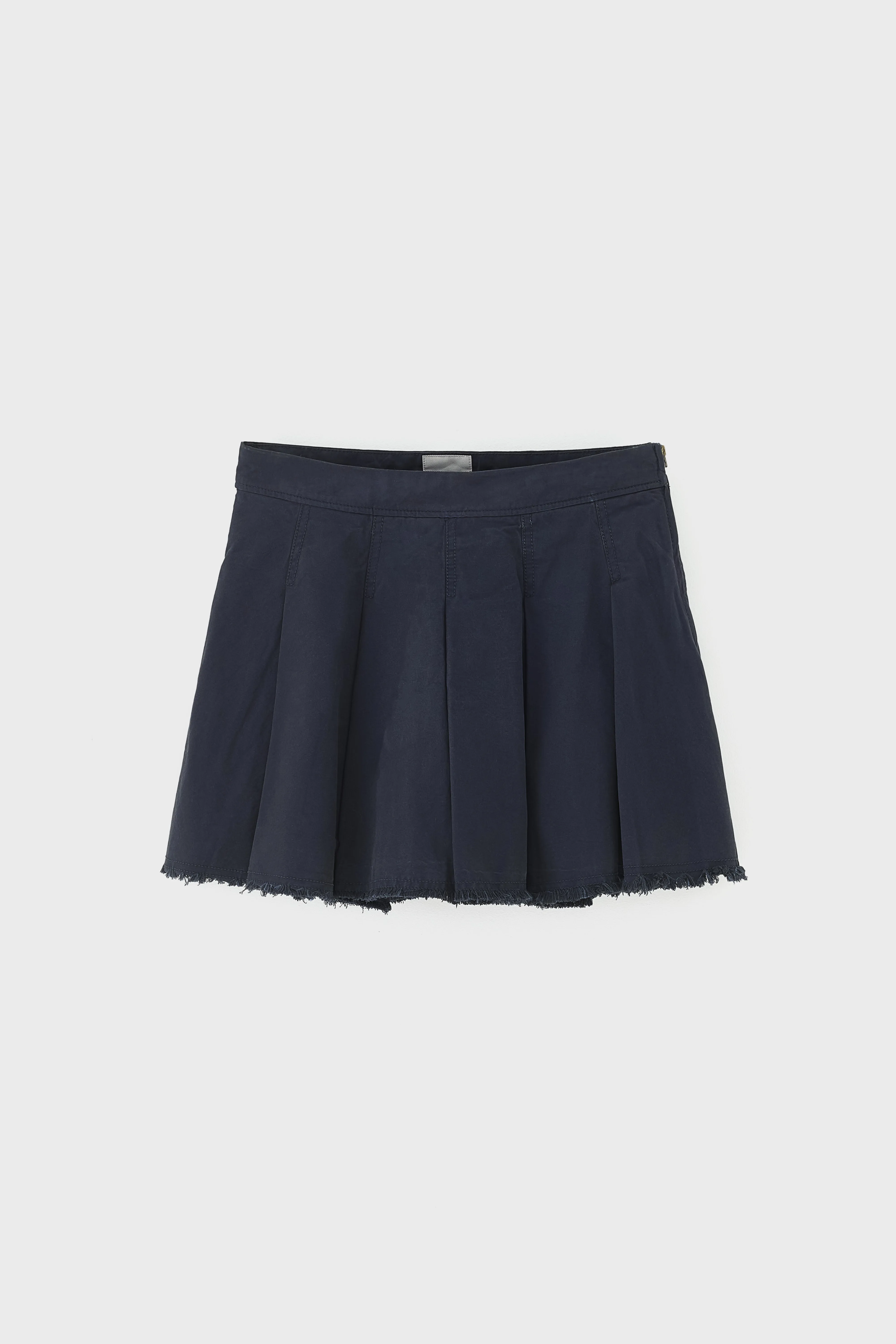 Bellerose Windy pleated mini skirt (261 / W / NAVY)