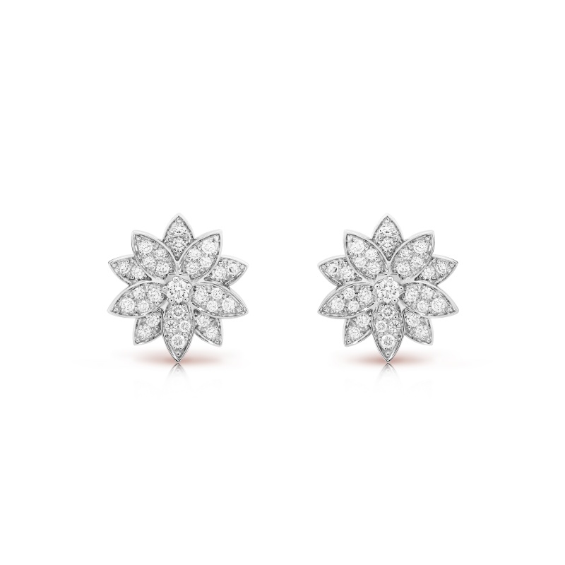 Replicate Lotus earrings, small model(1:1 replica) - Original Replica Club