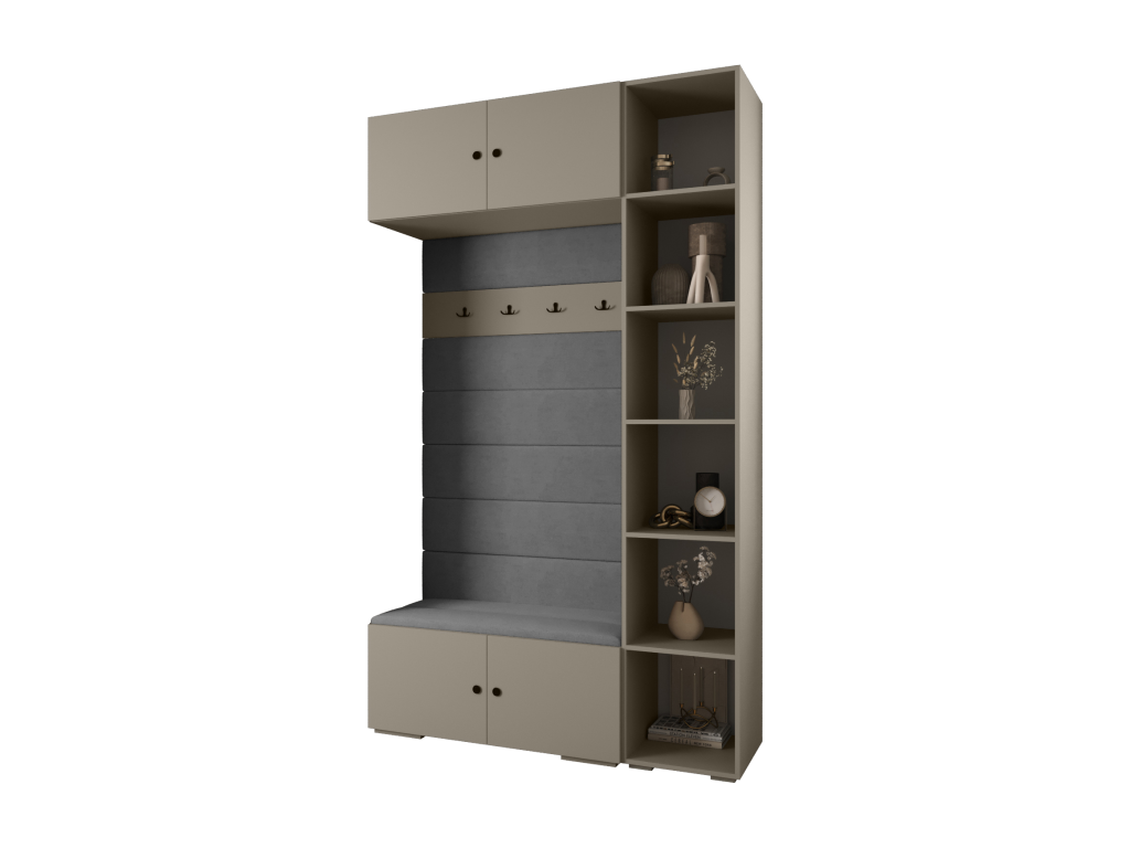 Inova 2 armario con puertas batientes 236,7/140/47