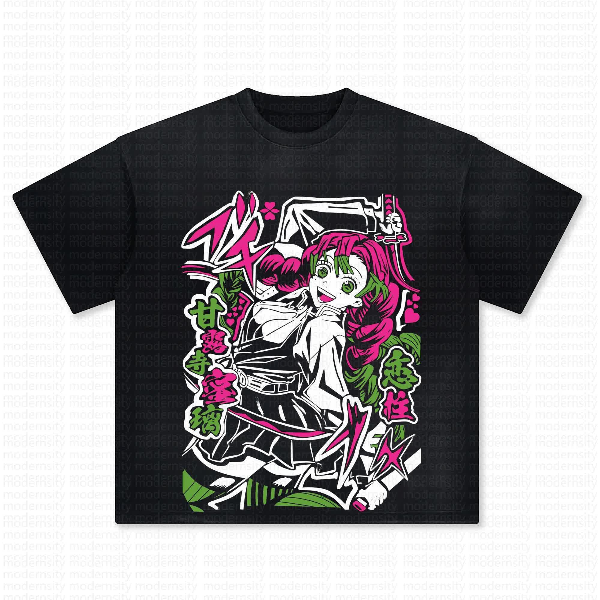 Unisex Anime Inspired Vintage Washed T-Shirt丨Comicssoul