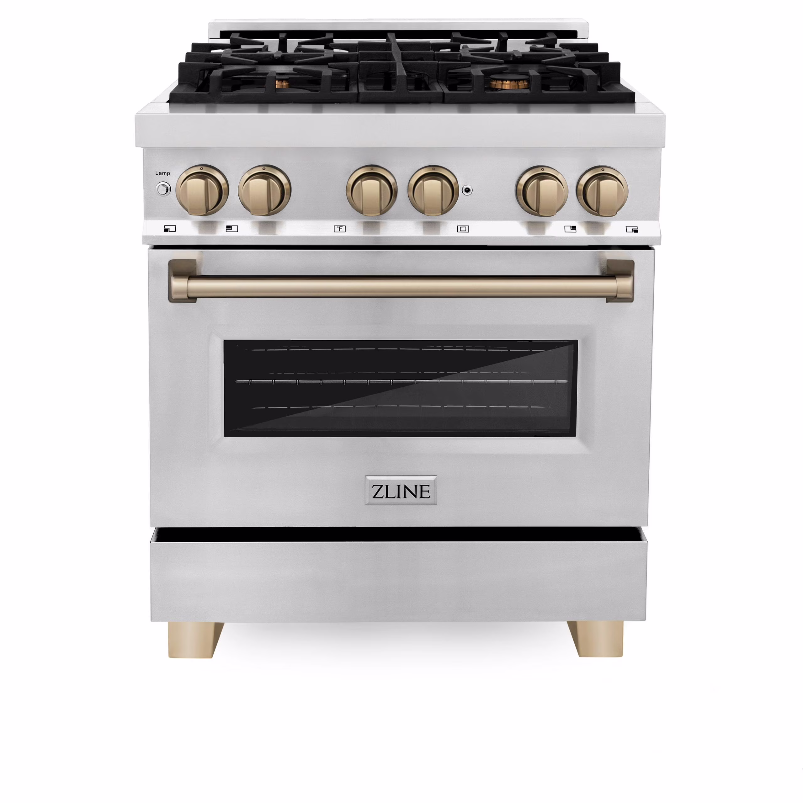 ZLINE KITCHEN AND BATH RAZ30CB professional gas range