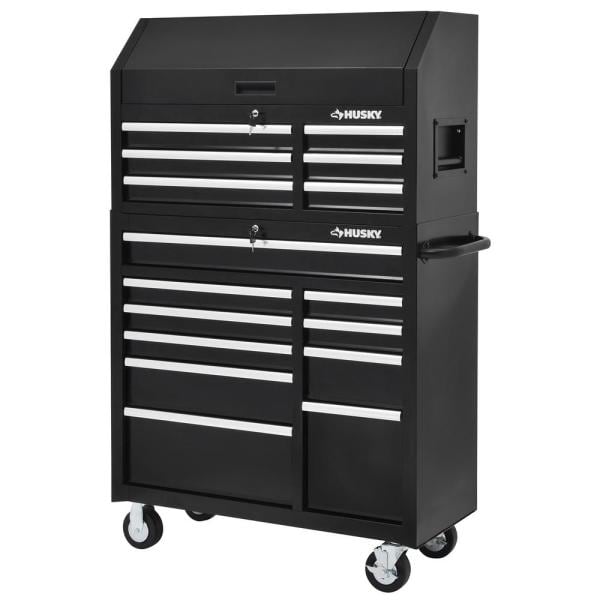 41 IN. 16-DRAWER TOOL CHEST AND CABINET SET