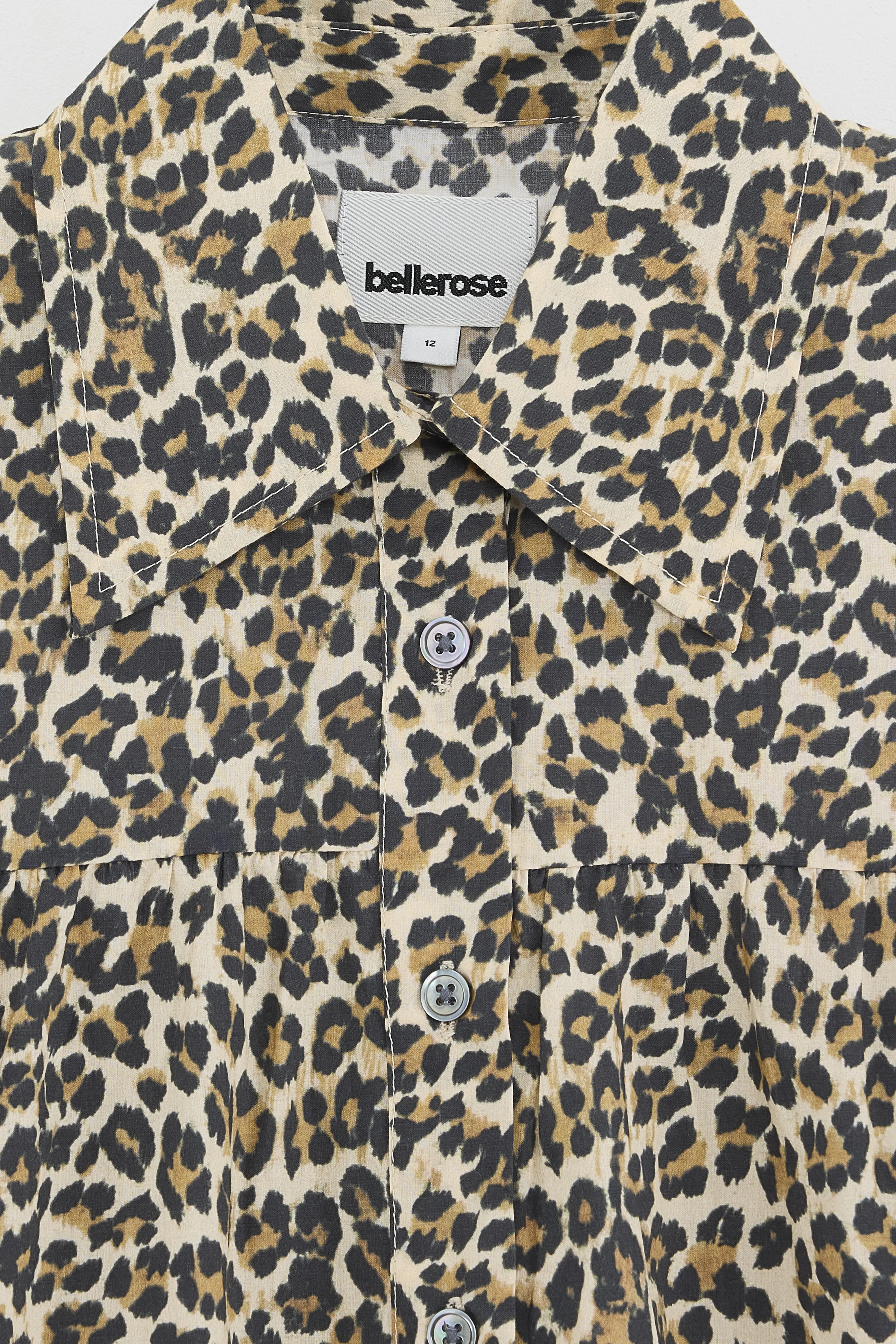 Bellerose Helo leopard print shirt (261 / G / COMBO A)