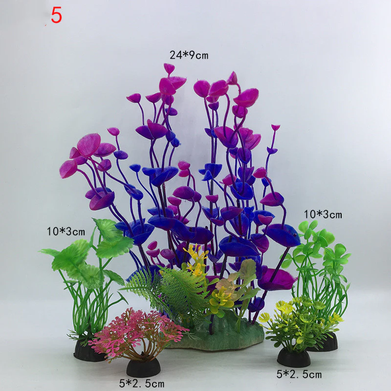Fish Tank Decoration Simulation Water Plant Artificial Aquarium Landscaping Decor