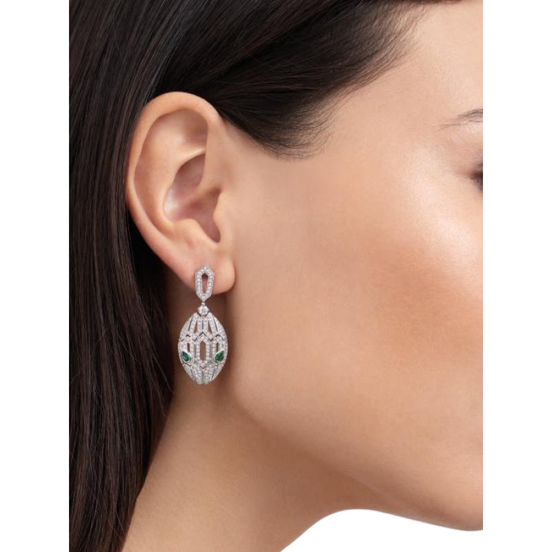Replicate Serpenti Seduttori gilded snake earrings(1:1 replica) - Original Replica Club