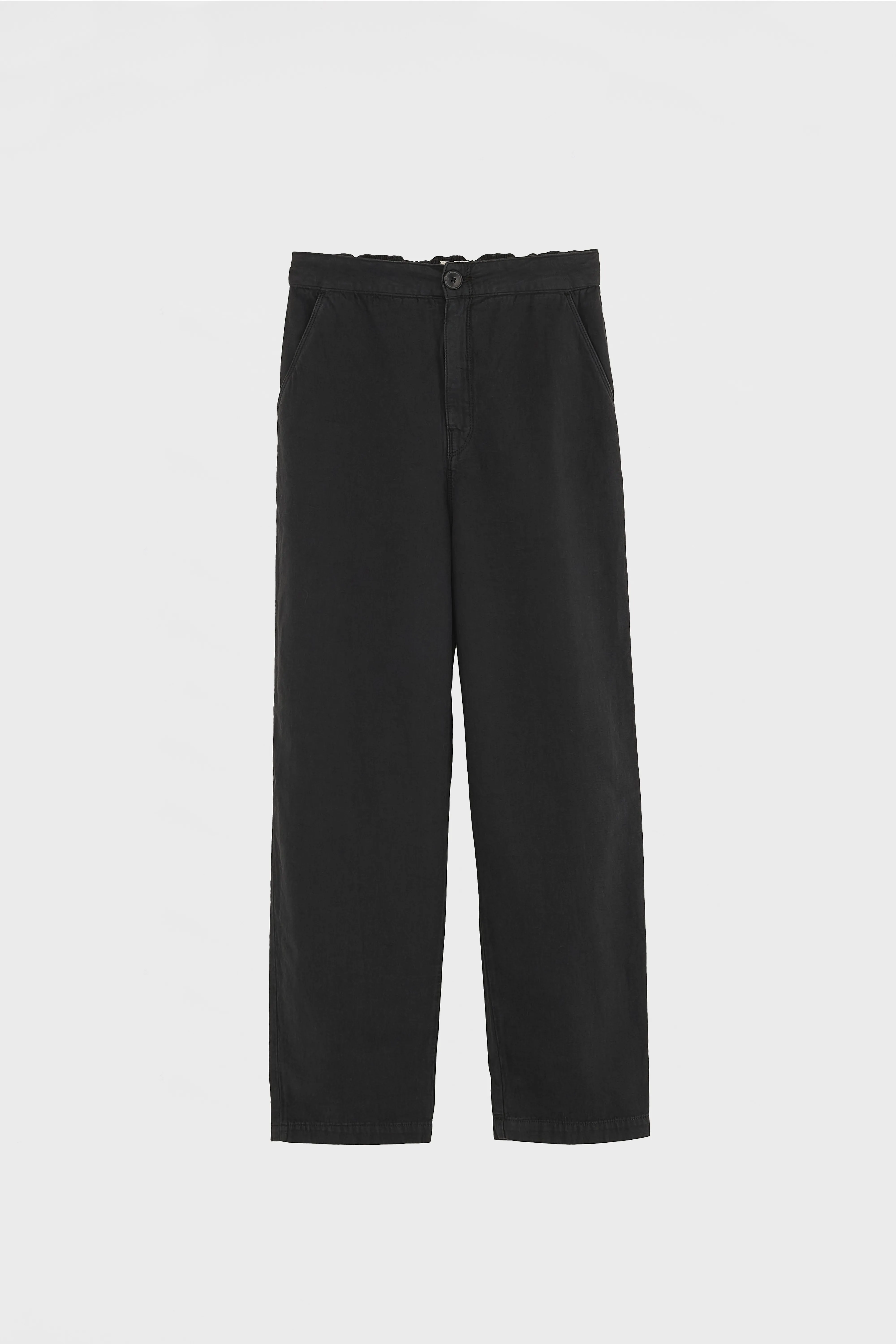 Bellerose Pasop off-black relaxed trousers (252 / W / OFF BLACK)